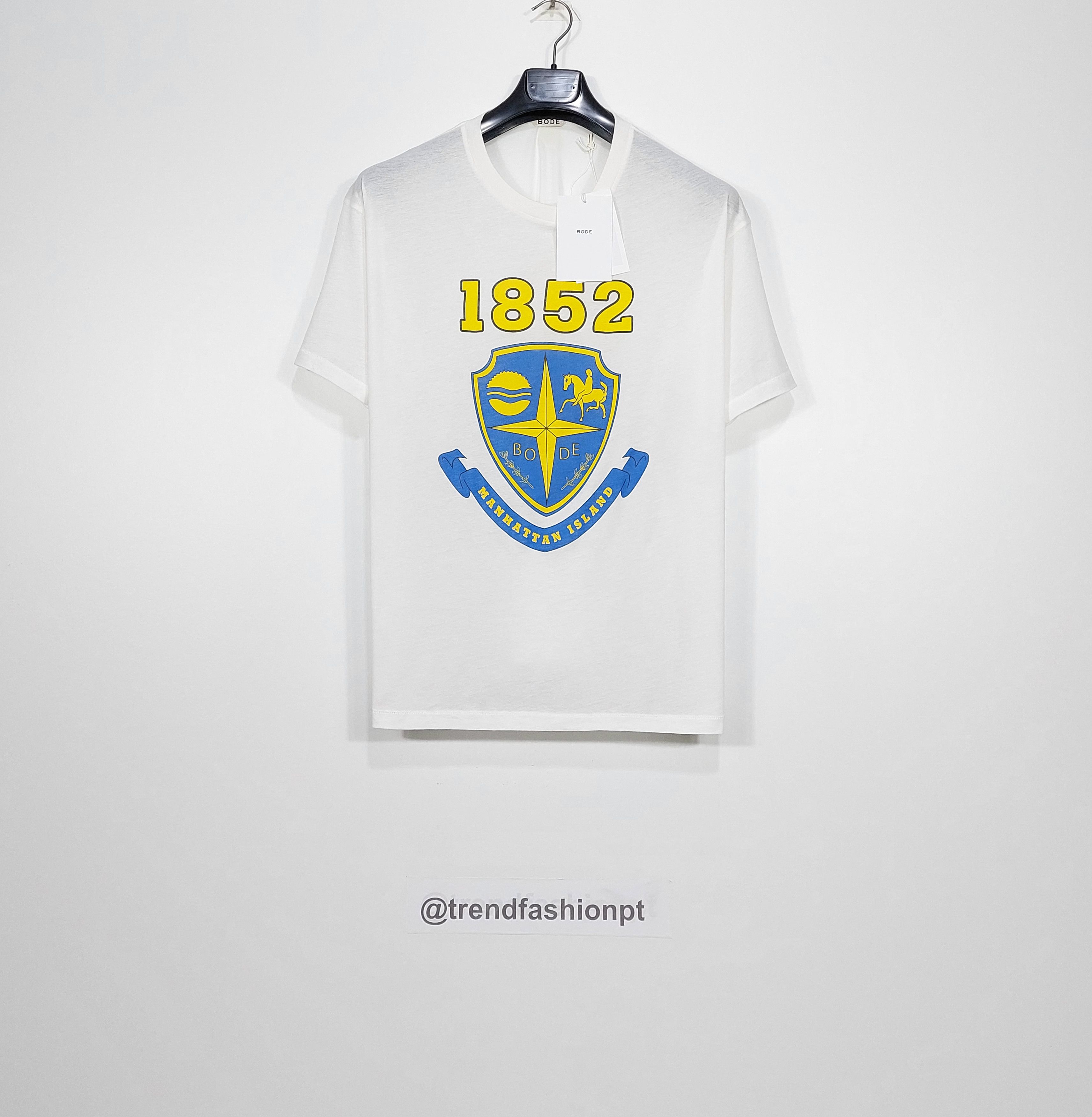 Bode crest boxy tshirt - white S Size US S / EU 44-46 / 1 - 1 Thumbnail