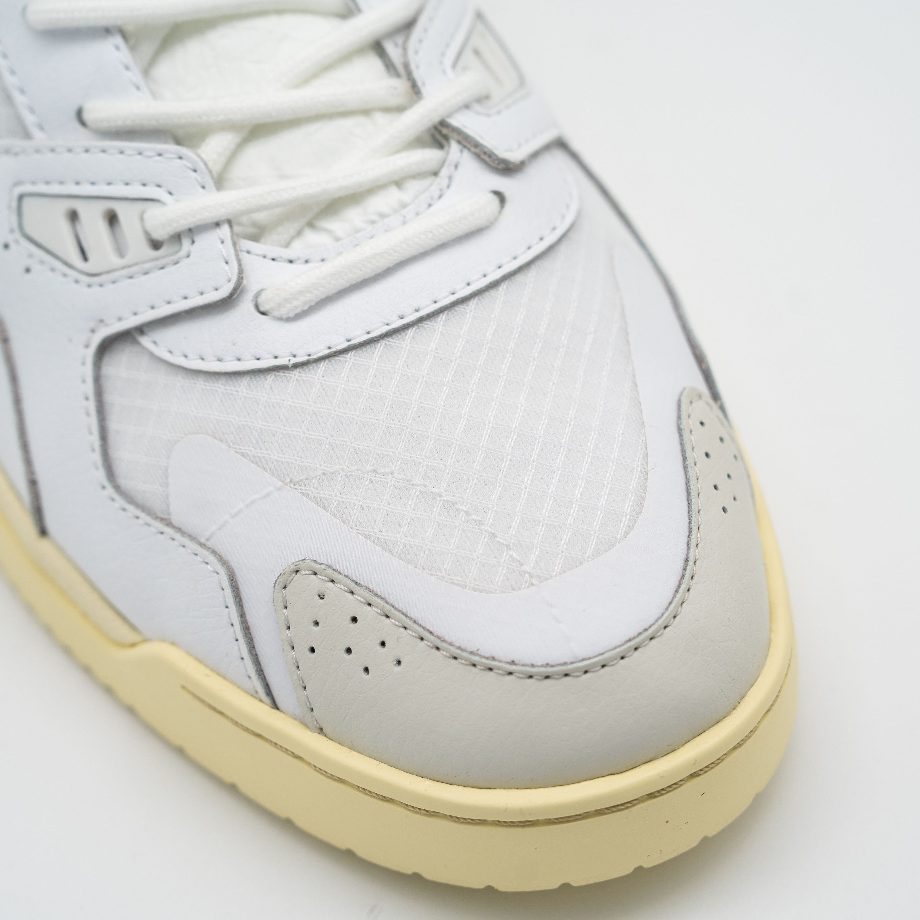 Lacoste 13 - Lacoste LT 125 Textile Sneakers White Yellow Green Size US 13 / EU 46 - 8 Thumbnail