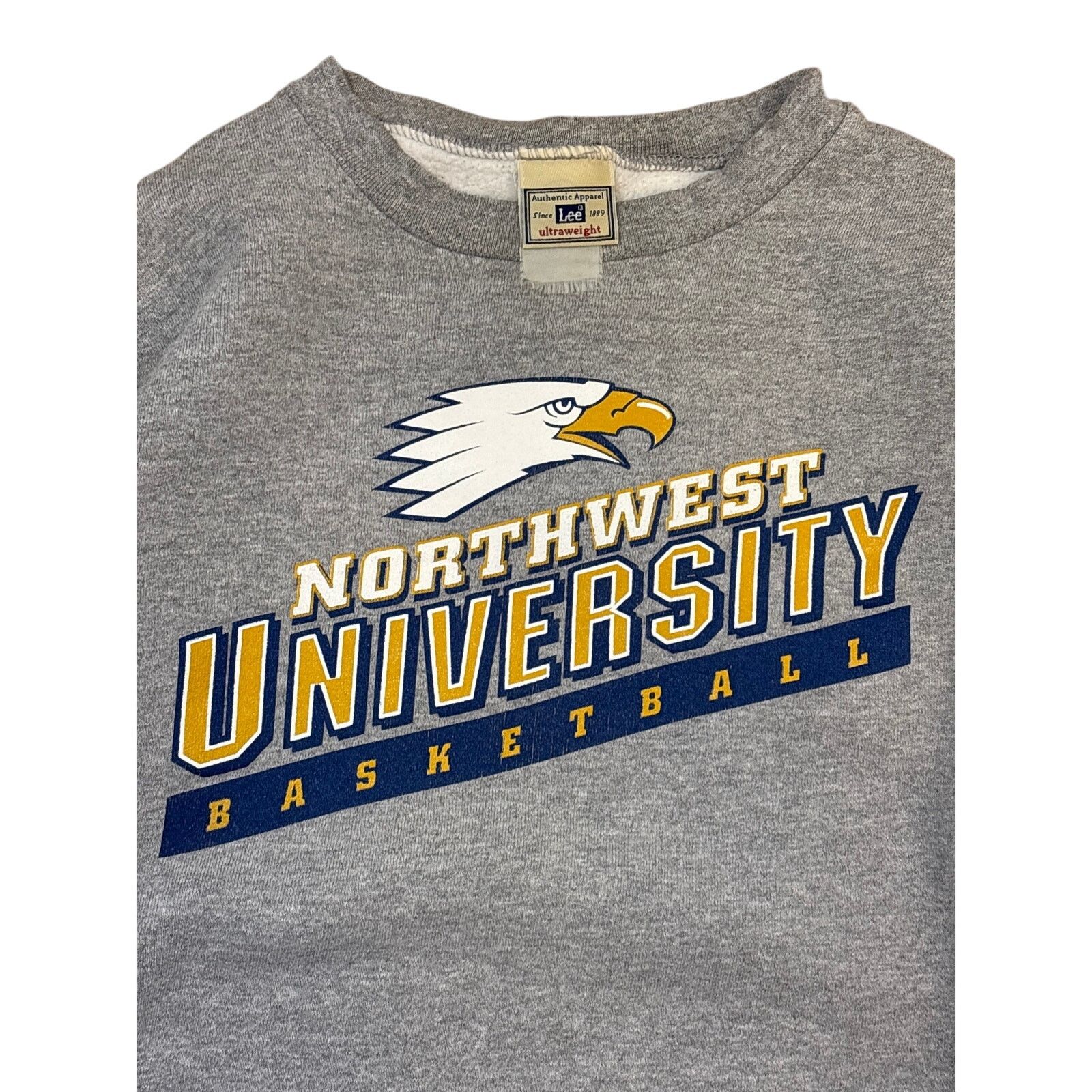 Lee Vtg 90s Northwest University Basketball XL Crewneck Size US XL / EU 56 / 4 - 2 Thumbnail