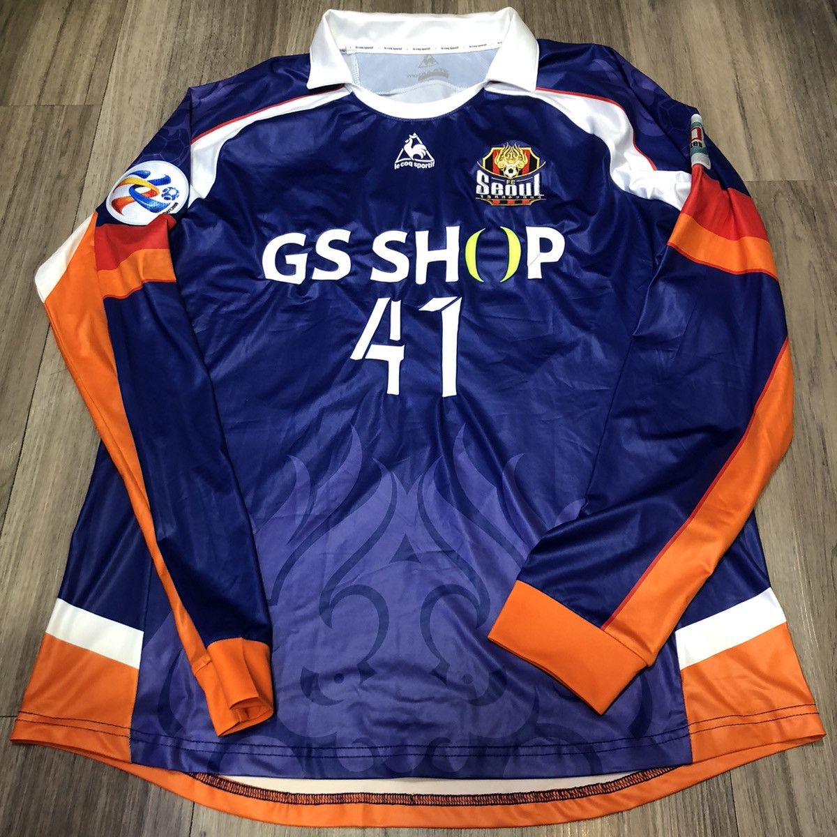 Seoul FC 2014 Match issued/worn gk shirt #41 Chol Ho