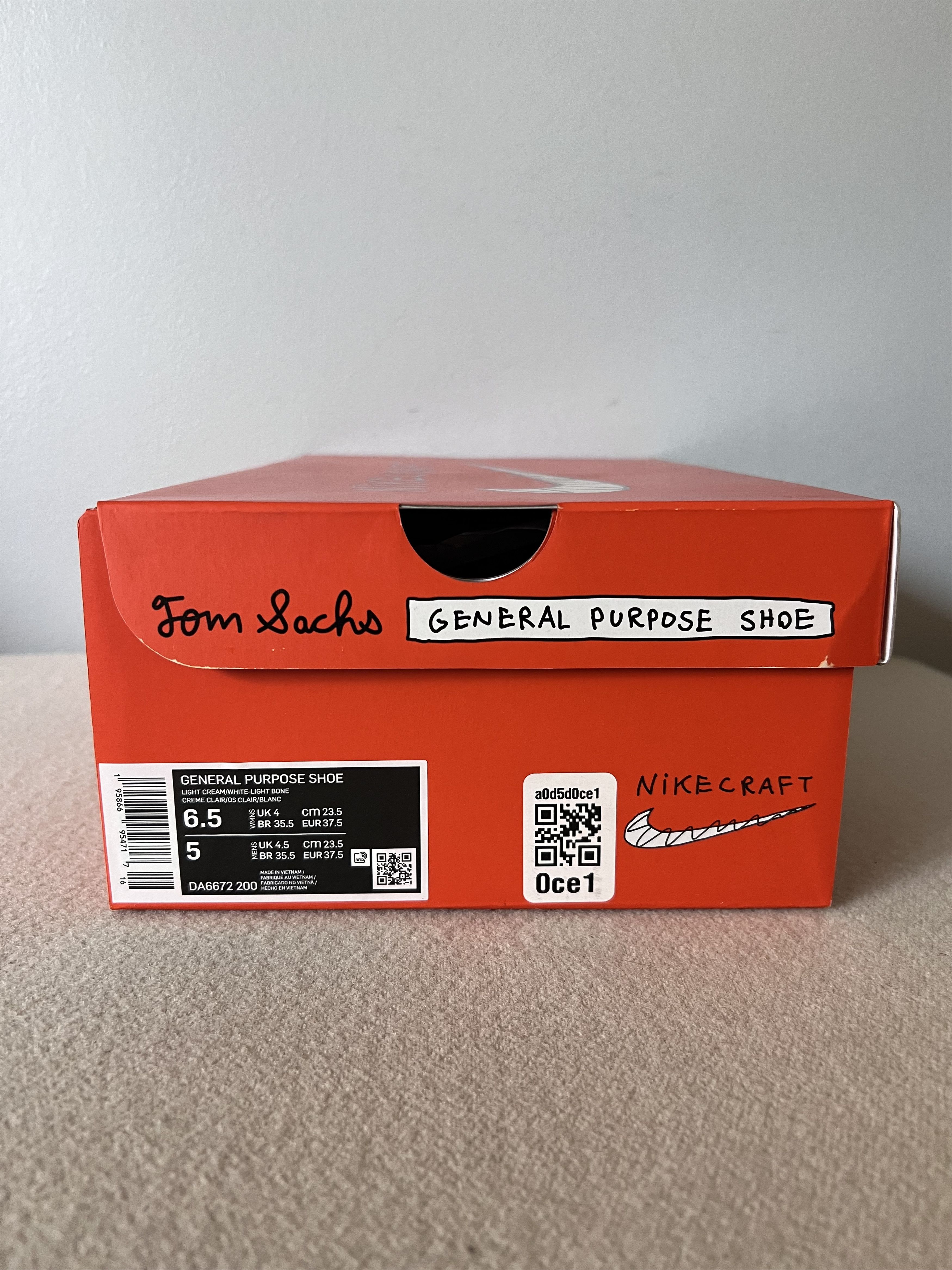 Nike × Tom Sachs Tom Sachs Nike General Purpose Shoes in Light Cream Size US 6.5 / IT 36.5 - 7 Thumbnail