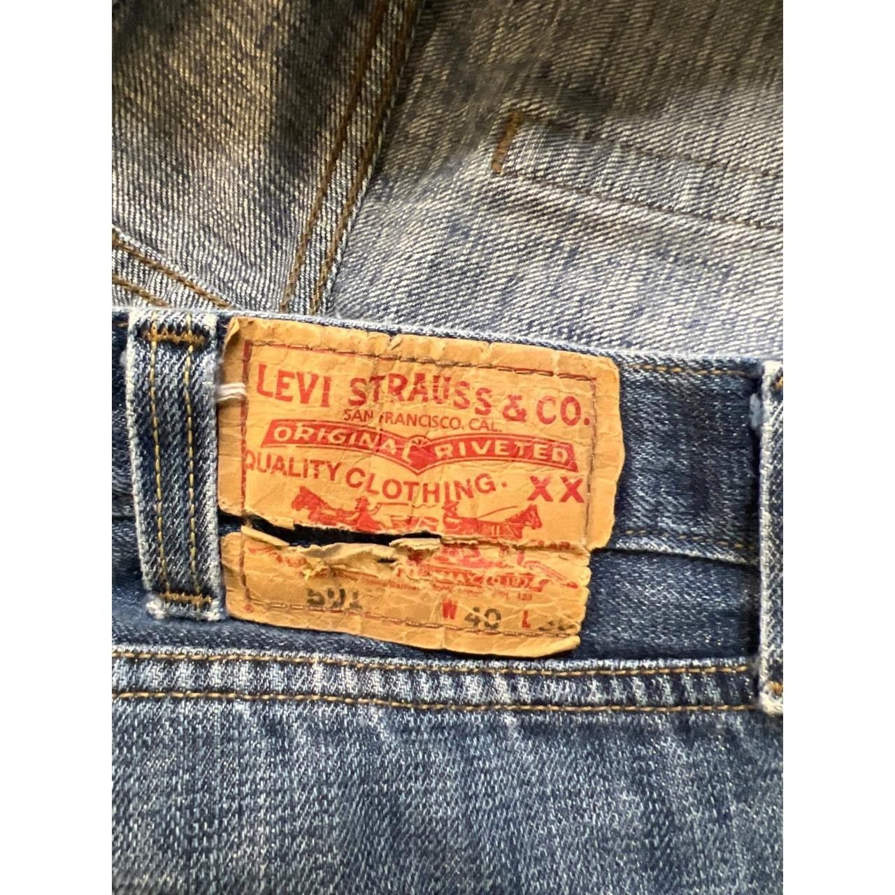Levi's Levis 501 XX Original Fit Straight Leg Jeans Mens 40x30 Size US 40 / EU 56 - 7 Thumbnail