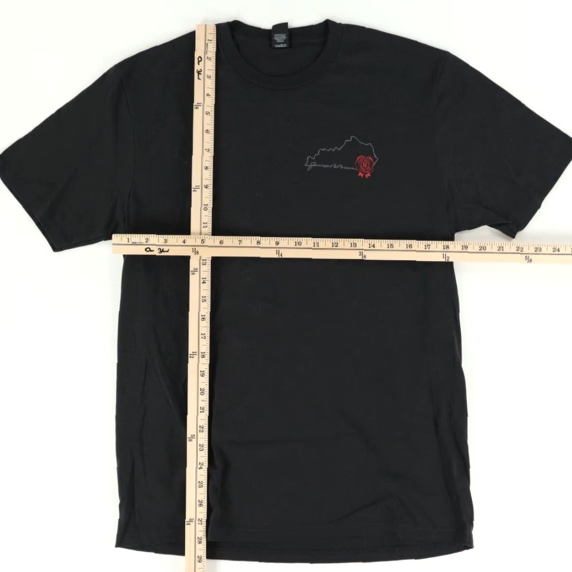 Vintage District Made Jim Beam Kentucky Solid T-Shirt Black Men's M Shirt Size US M / EU 48-50 / 2 - 4 Thumbnail