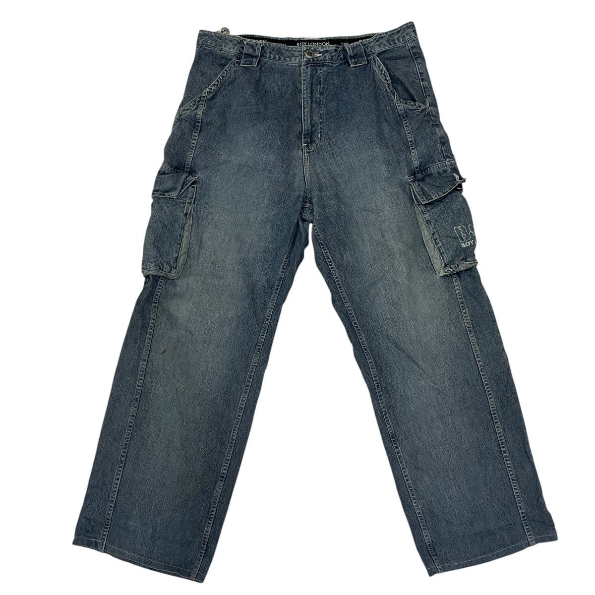 Boy London Vintage Boy London Tactical Distressed Denim Size US 37 - 1 Thumbnail