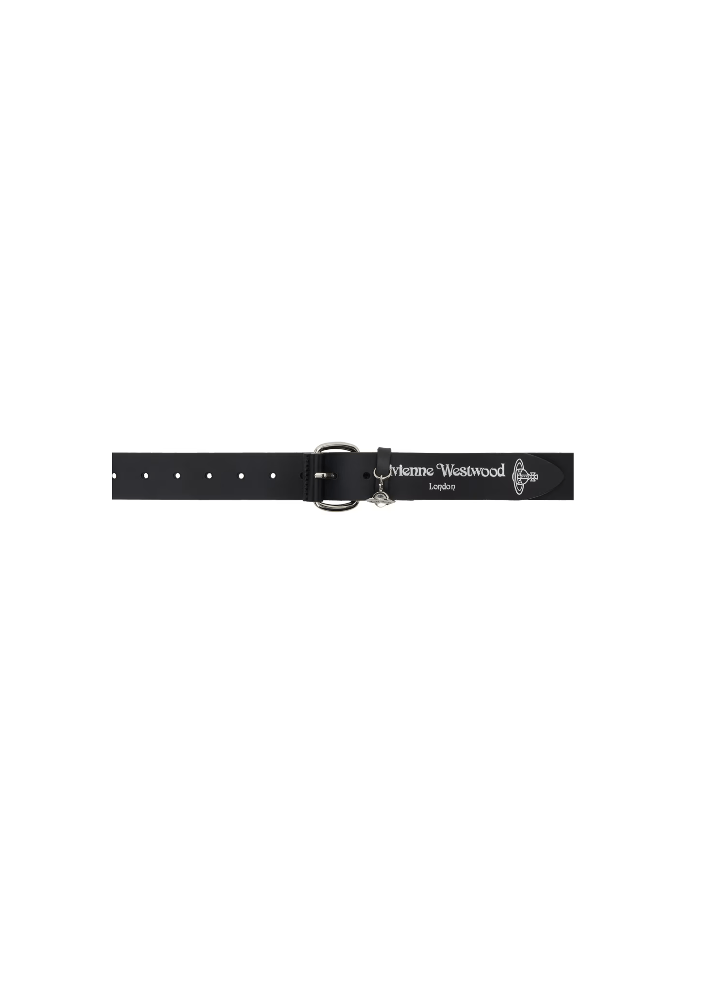 Vivienne Westwood VIVIENNE WESTWOOD Black Wide Alex Charm Belt Size ONE SIZE - 1 Thumbnail