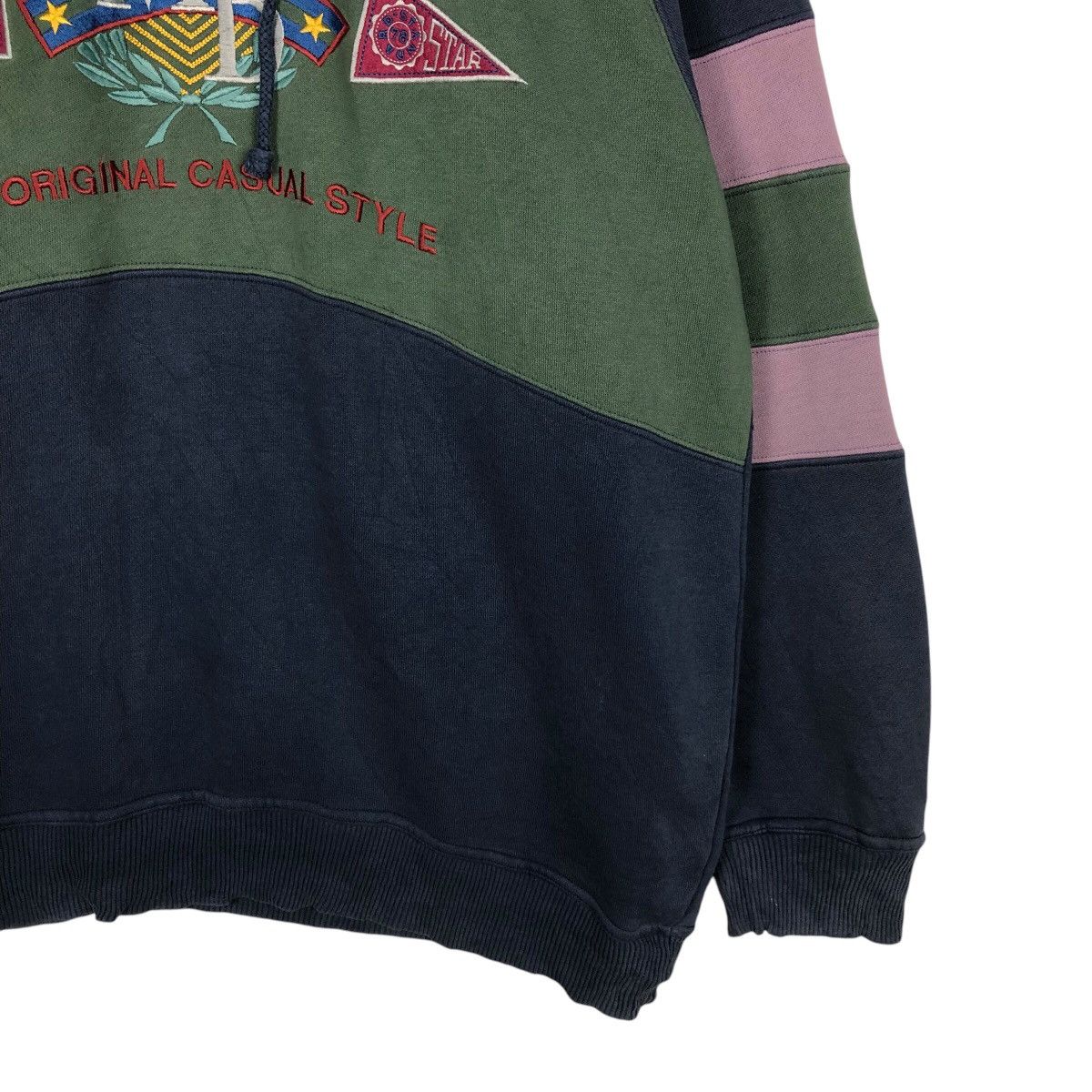 Japanese Brand × Vintage 📌Vintage Sweatshirt Majestical Big Logo Over Print Size US L / EU 52-54 / 3 - 6 Thumbnail