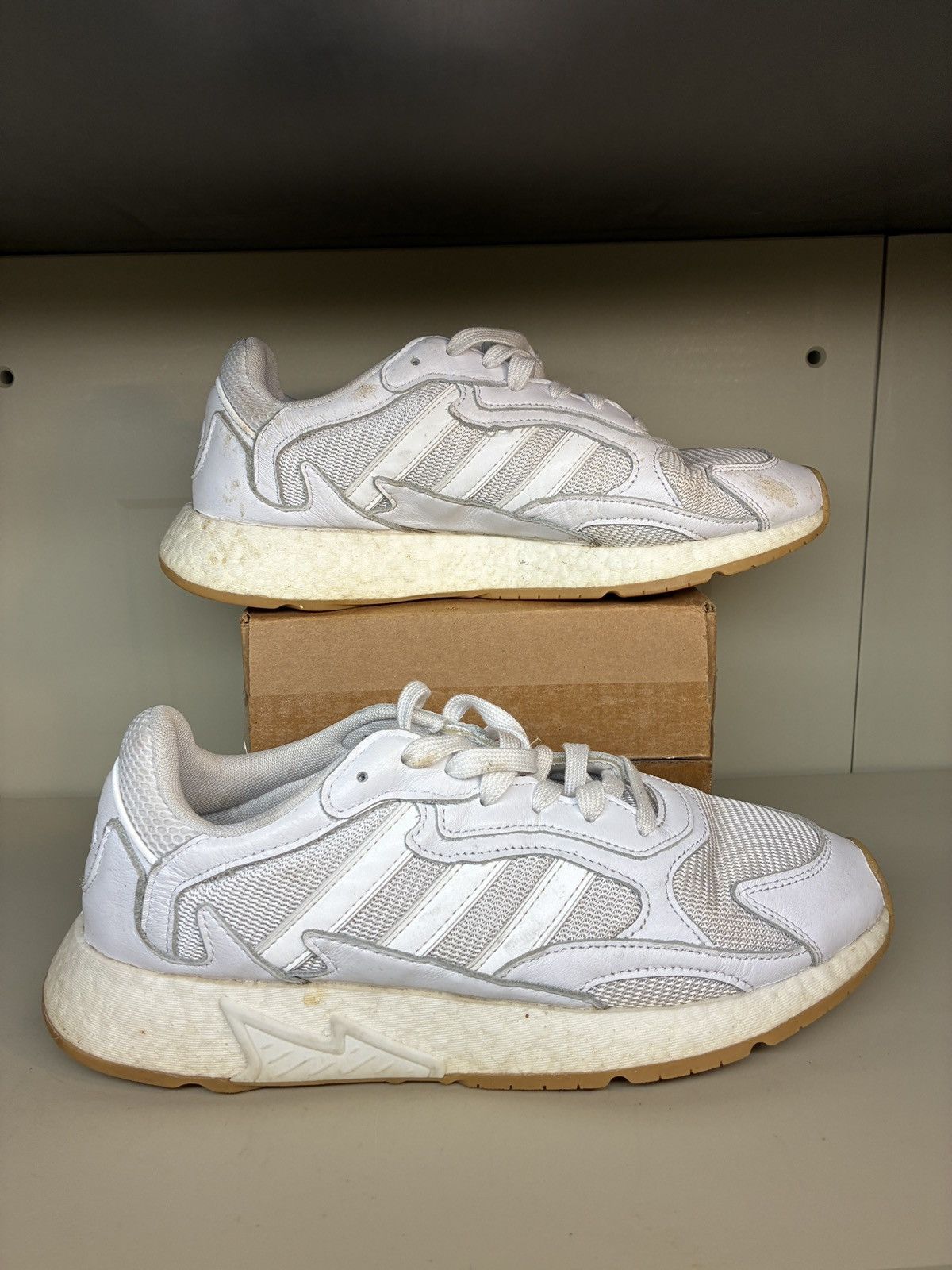 Nike Adidas Tresc Run White Gum EF8108 Boost Shoes Size 10 Size US 10 / EU 43 - 2 Thumbnail