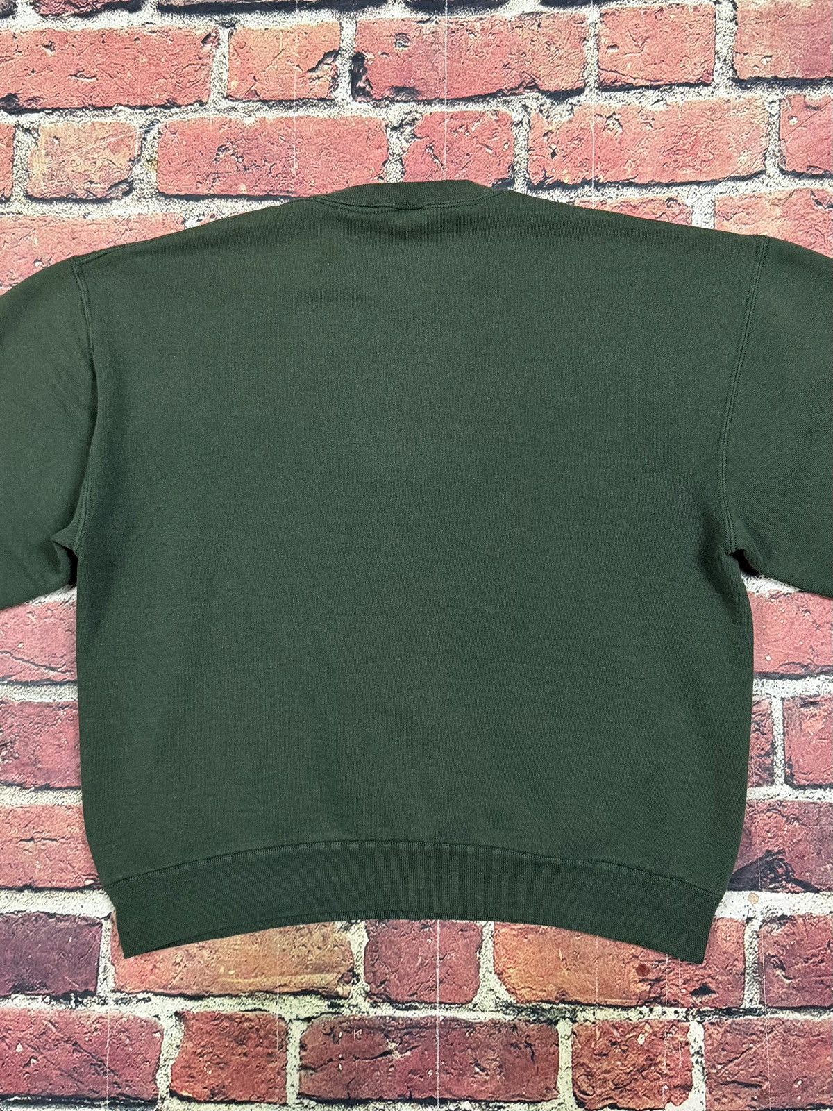Russell Athletic Vintage Russell Athletic Forest Green Blank Sweatshirt Boxy Size US L / EU 52-54 / 3 - 4 Thumbnail
