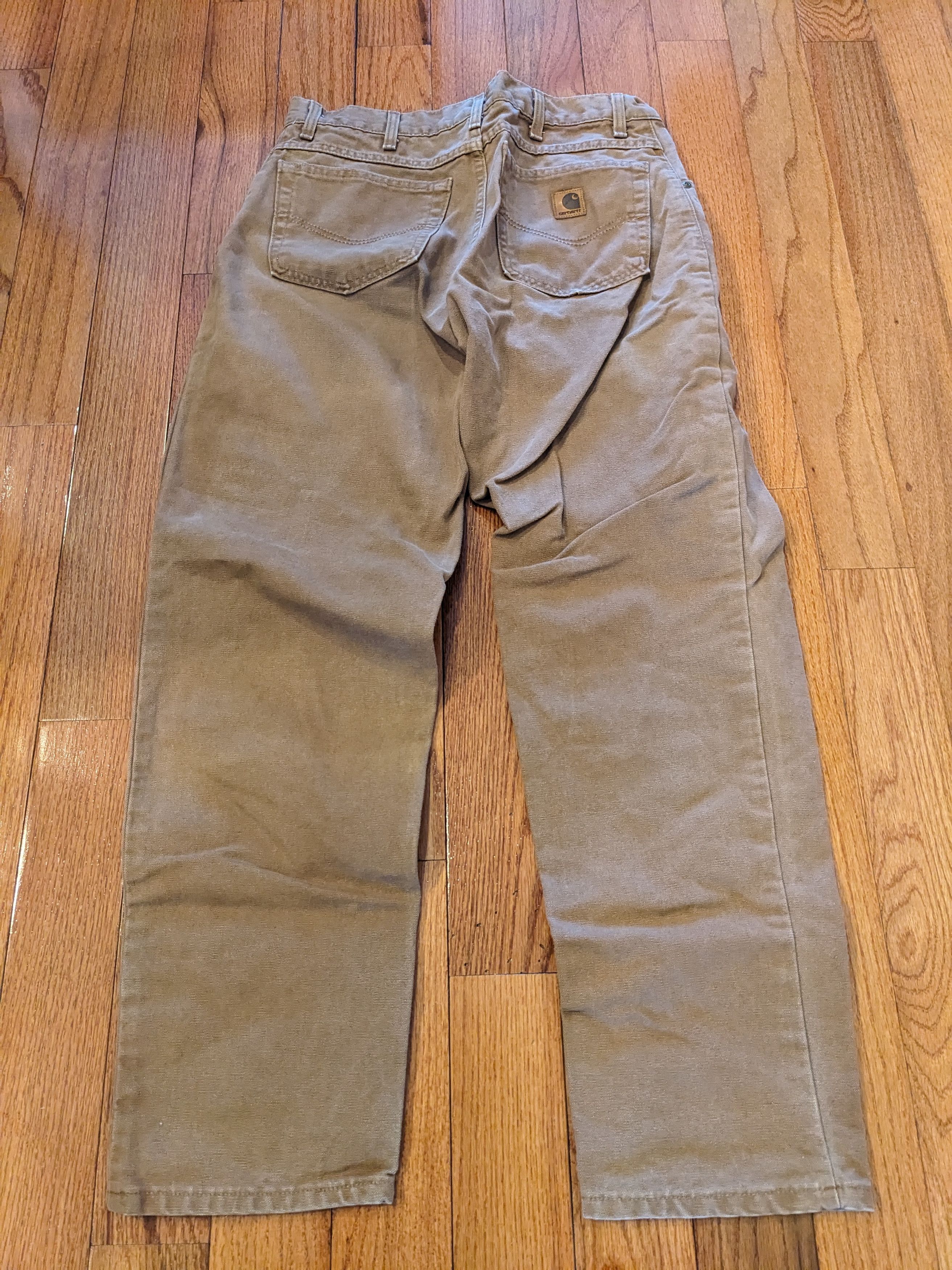 Carhartt × Vintage Vintage 90s Carhartt 372-BRN 33 x 30 Brown Pants Size US 33 - 1 Thumbnail