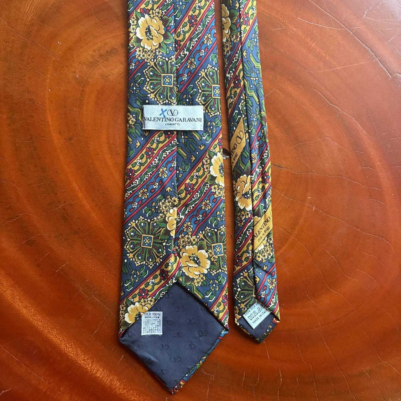 Valentino Valentino Garavani Silk Floral Pattern Neck Tie Size ONE SIZE - 9 Thumbnail