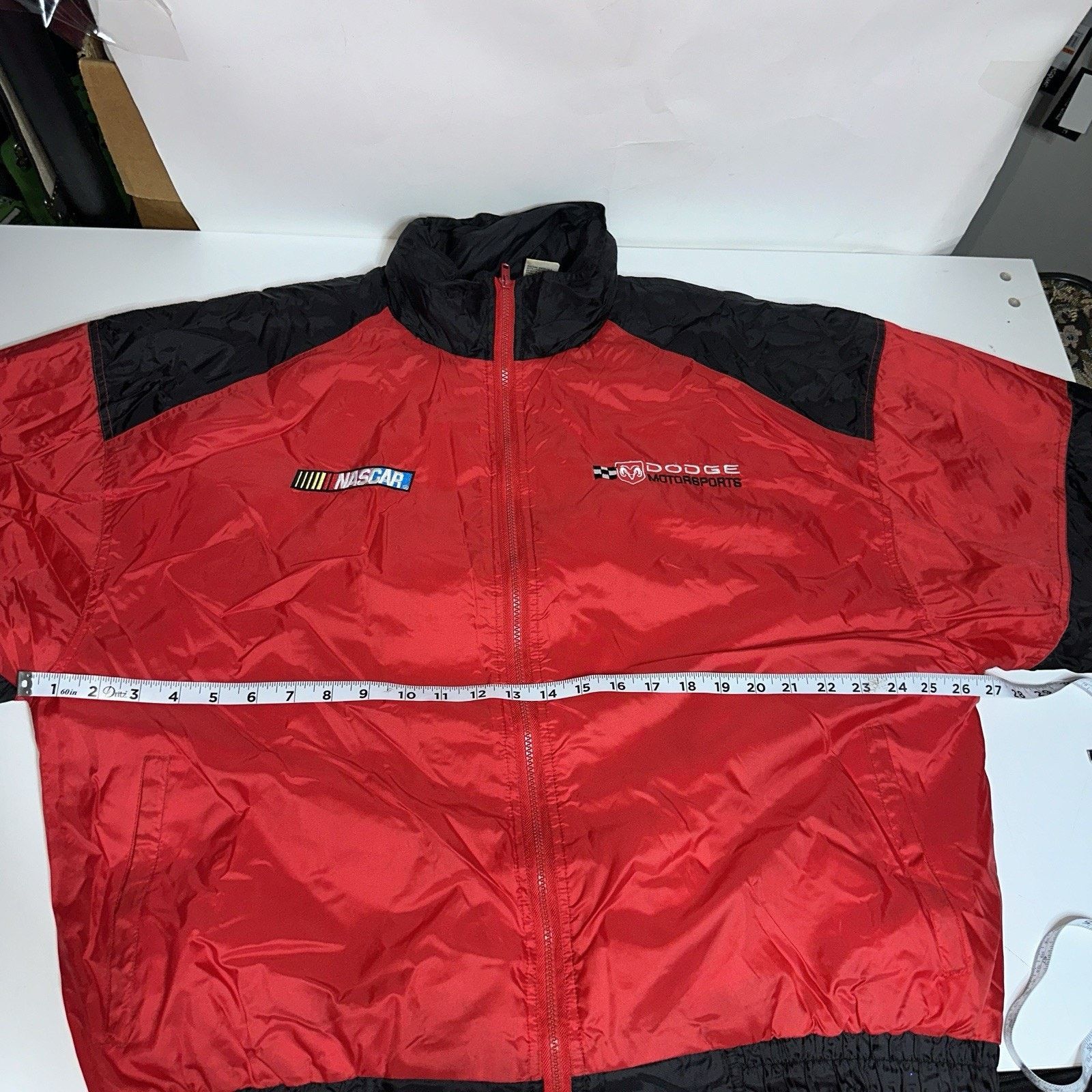 NASCAR Dodge Motorsports NASCAR Jacket Mens XL Red Windbreaker Size US XL / EU 56 / 4 - 12 Thumbnail