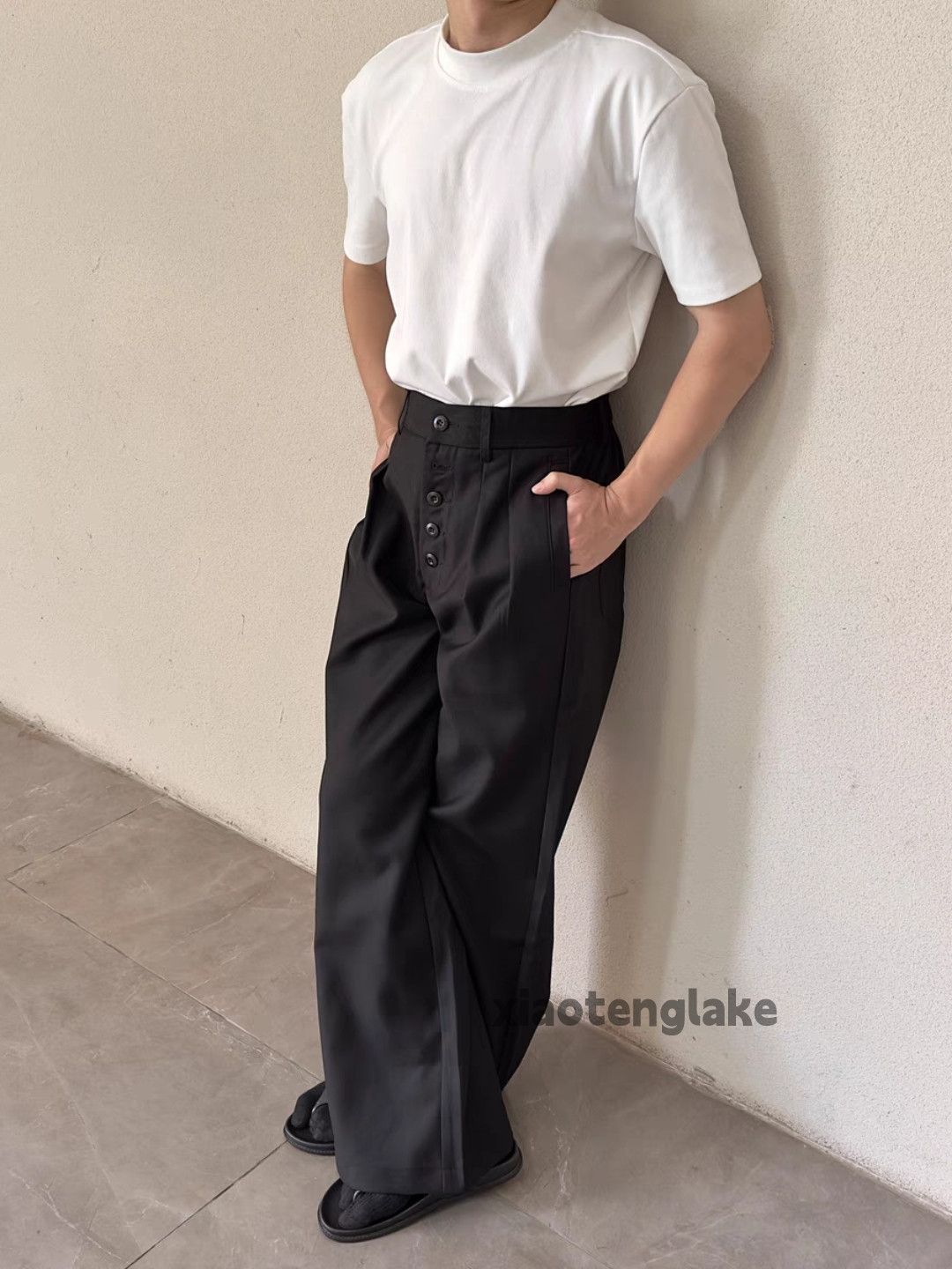 Designer × Japanese Brand × Vintage utility retro y2k loose baggy pleated flared cargo pants Size US 32 / EU 48 - 6 Thumbnail
