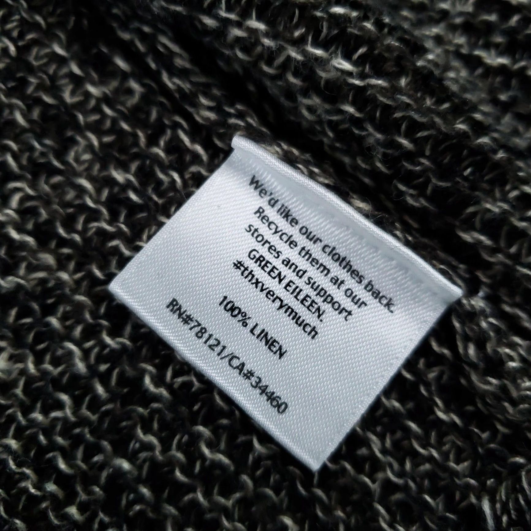 Eileen Fisher Eileen Fisher Cardigan Women Small Gray Linen Open Front Lightweight Knit Pockets Womens Size S / US 4 / IT 40 - 7 Thumbnail