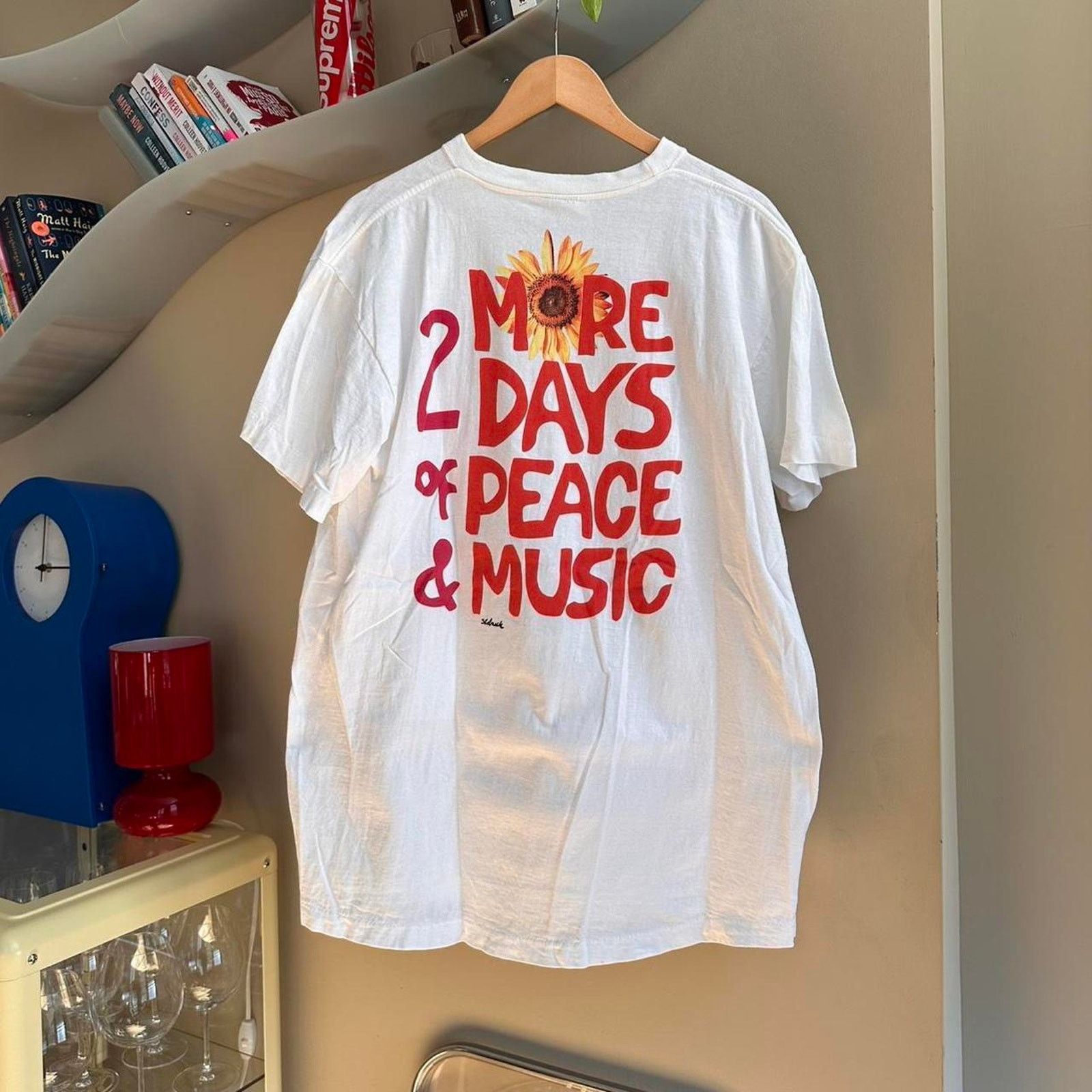 Band Tees × Vintage Vintage 1994 Woodstock Shirt Size US XL / EU 56 / 4 - 6 Thumbnail