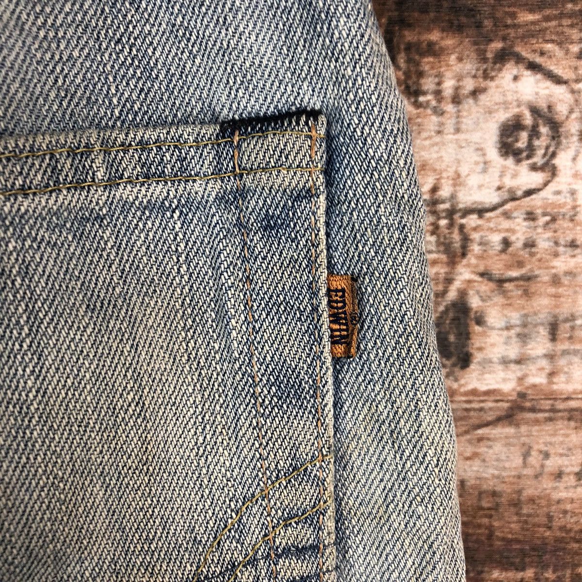 Edwin Edwin japan selvedge Blue Denim Pants #A2142 Size US 32 / EU 48 - 19 Thumbnail