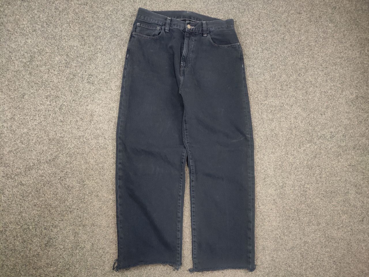Carhartt Vintage Carhartt Wip Denim Jeans boiled effect loose ripped Size US 32 / EU 48 - 5 Thumbnail