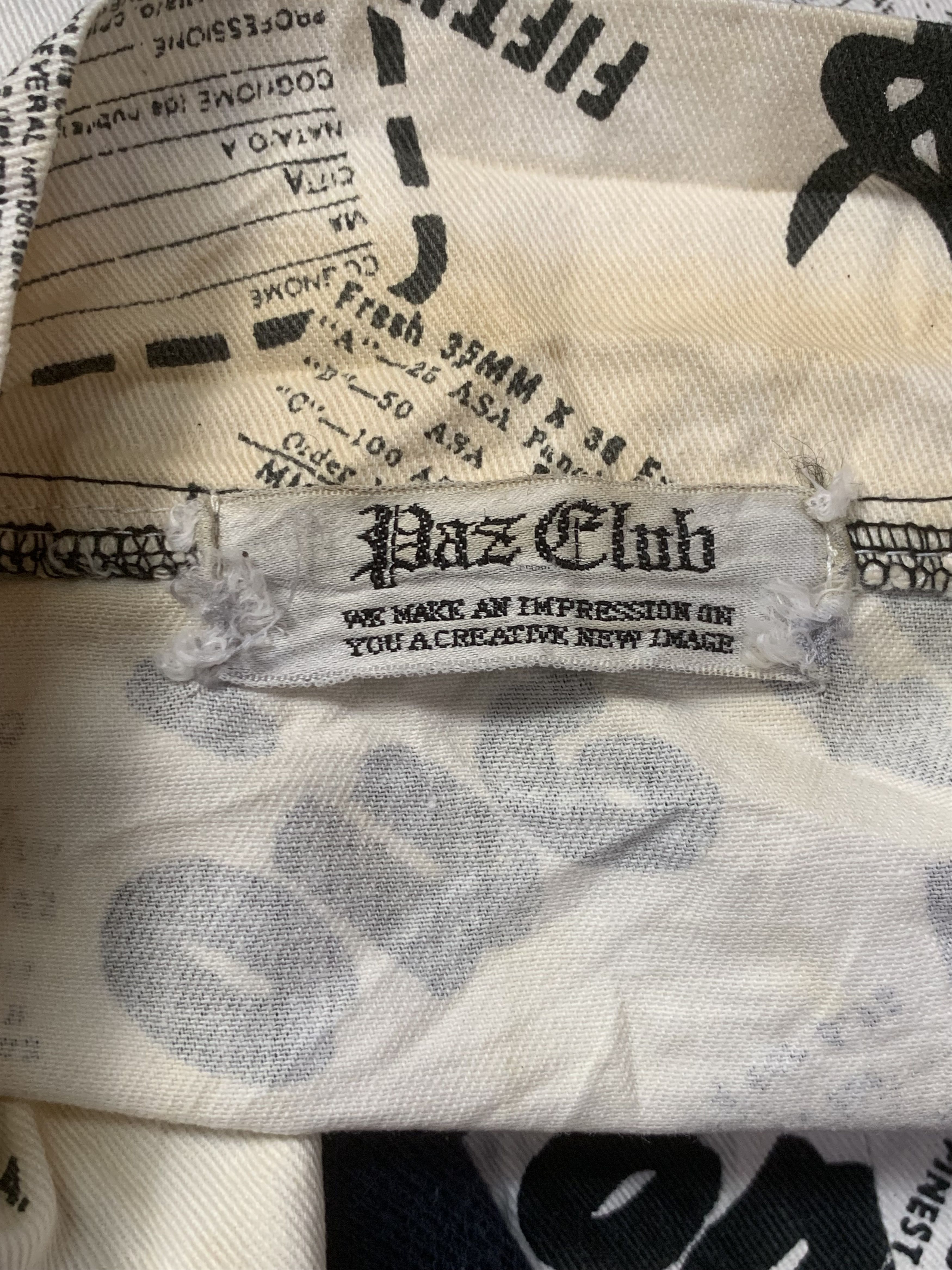 Japanese Brand × Vintage Rare Design Vintage Paz Club Fullprint Sweater Size L / US 10 / IT 46 - 5 Thumbnail