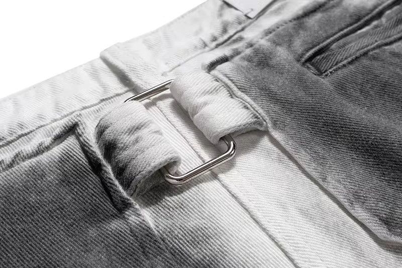 Jean × Vintage Streetwear Design Splashed Straps Multi Pocket Jeans Size US 32 / EU 48 - 15 Thumbnail