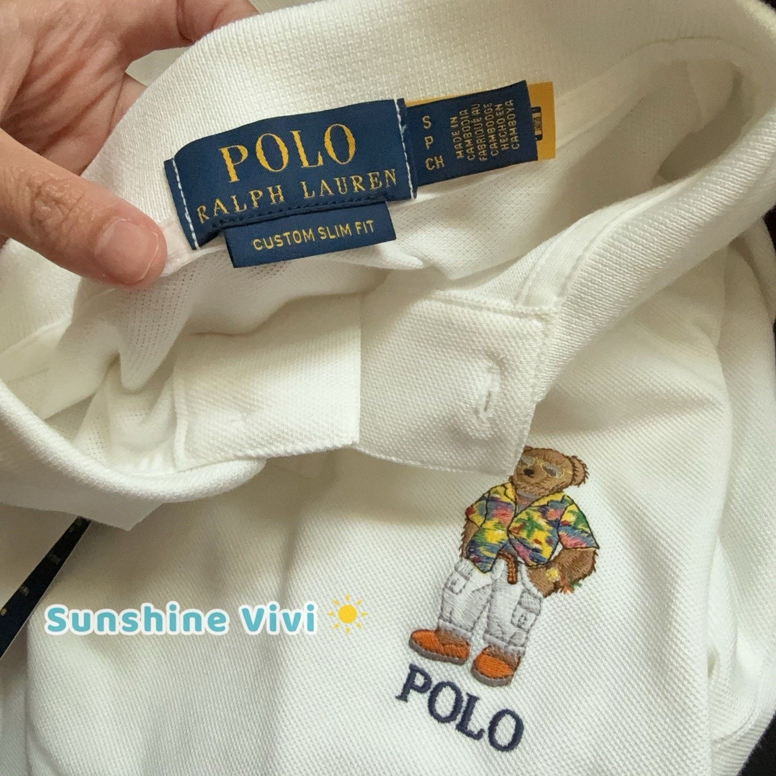 Ralph Lauren NWT Polo Ralph Lauren Custom Slim Fit Polo Bear Men's Small Size US S / EU 44-46 / 1 - 5 Thumbnail