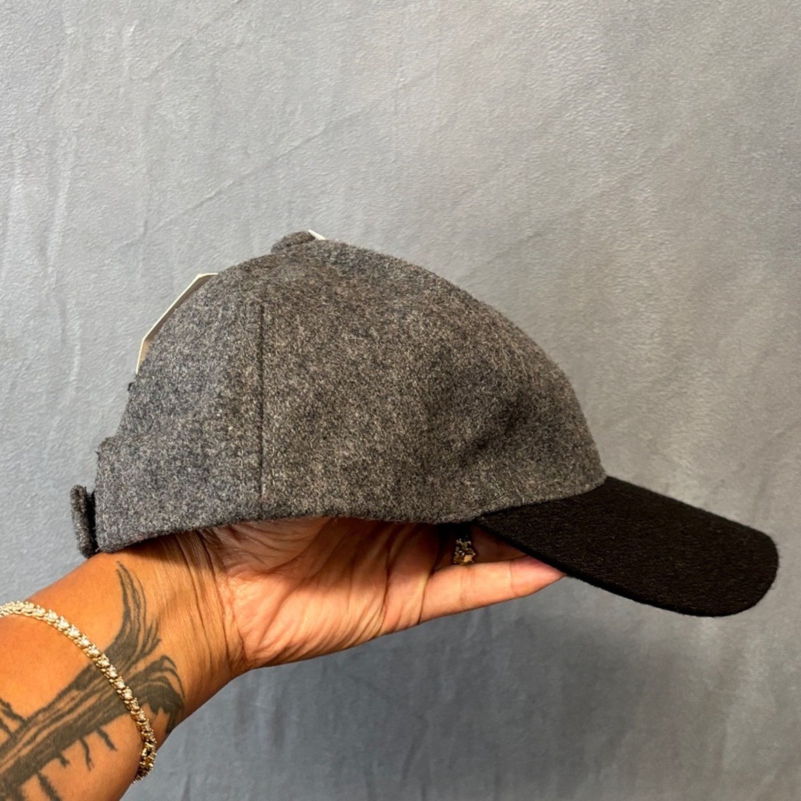 BP. BP. Wool Blend Gray Black Baseball Cap Nordstrom Adjustable Size ONE SIZE - 7 Thumbnail