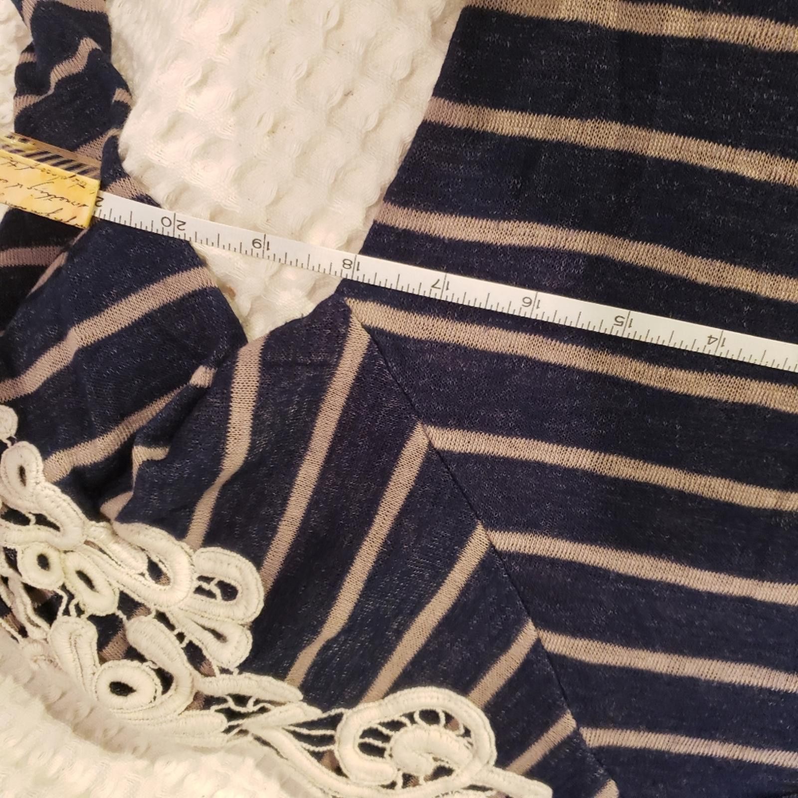 Other Better Be Blue & Tan with embroidered sleeve S Size S / US 4 / IT 40 - 2 Thumbnail