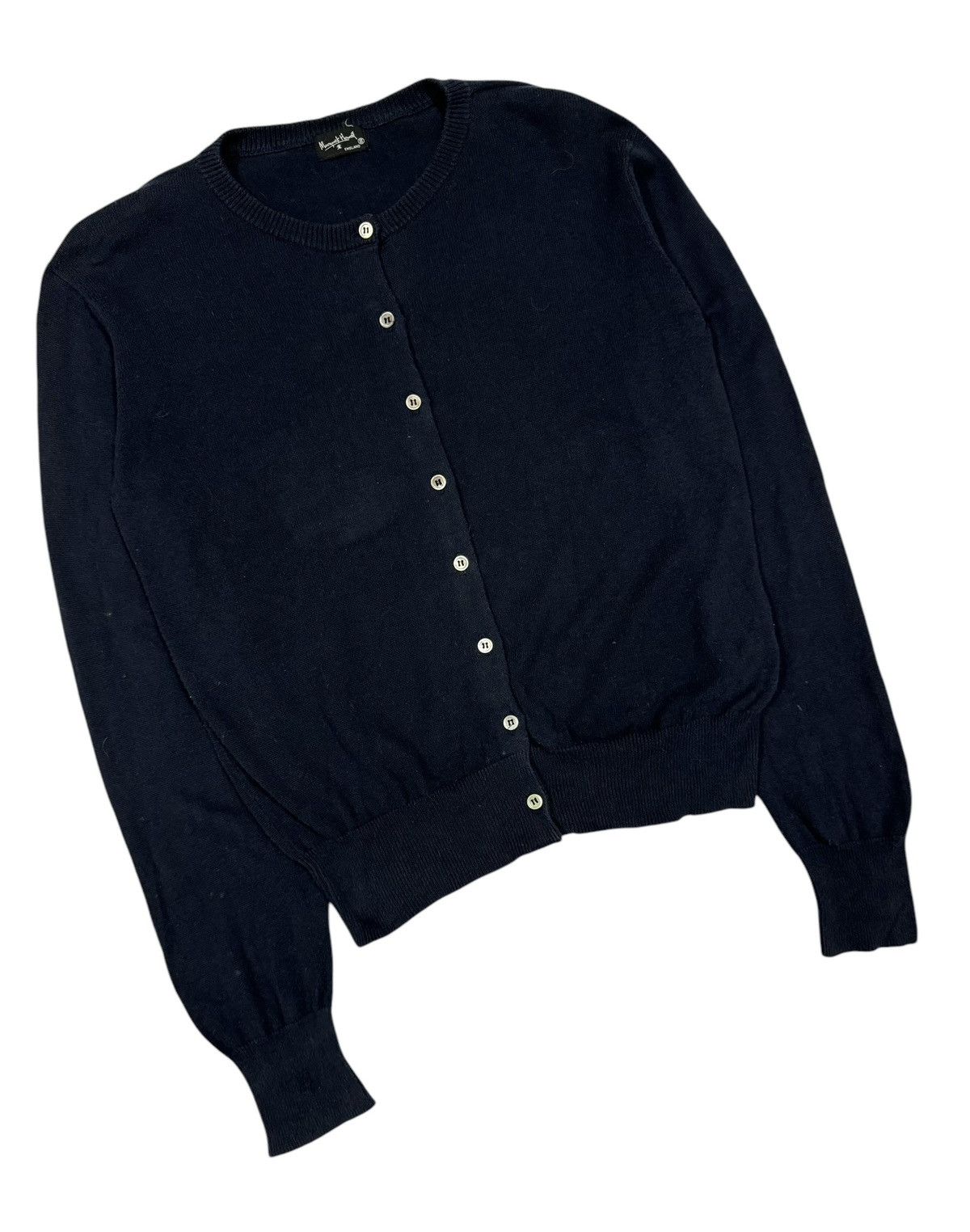 Margaret Howell Margaret Howell England Navy Blue Knitted Cardigan Size US M / EU 48-50 / 2 - 5 Thumbnail
