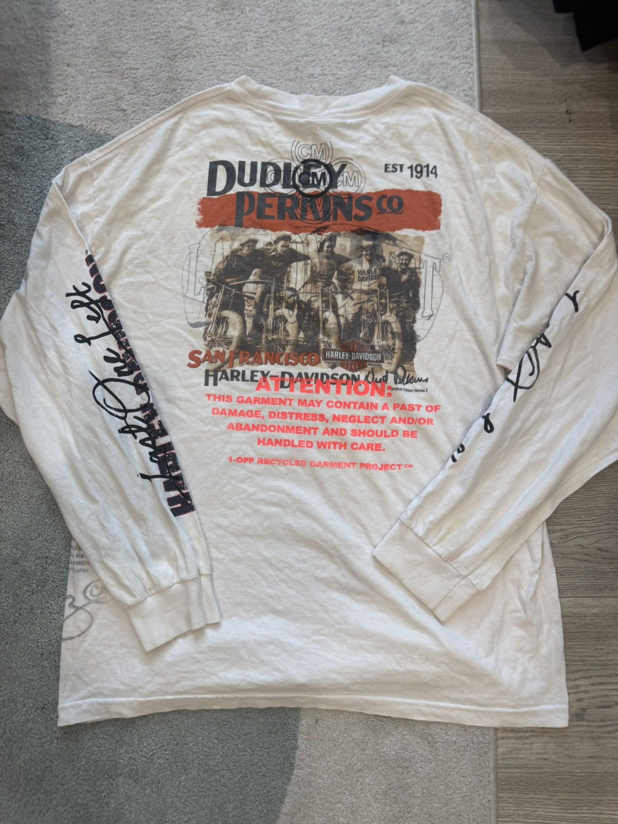 Harley Davidson Custom Harley Davidson Tee Size US XL / EU 56 / 4 - 5 Thumbnail