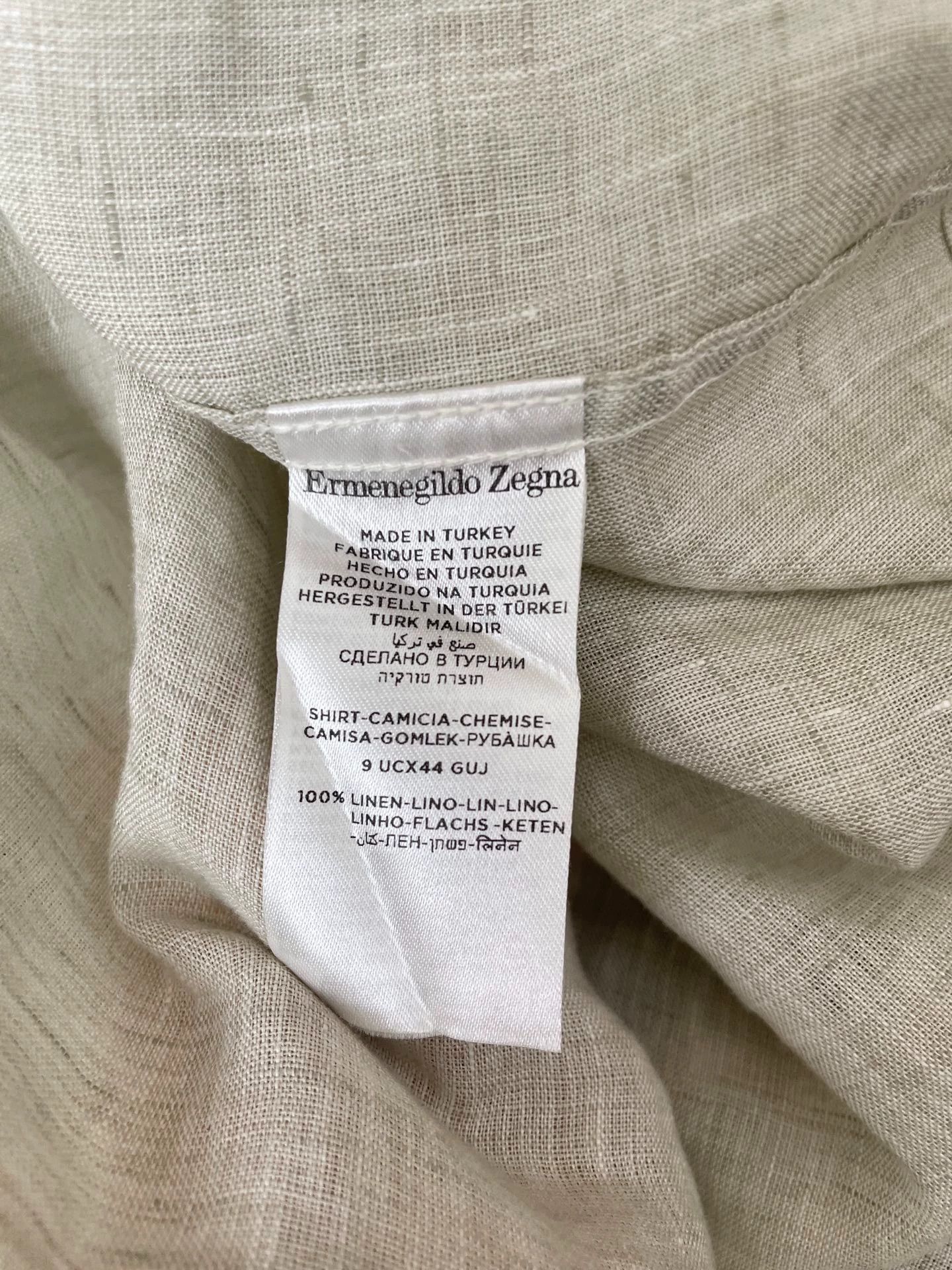 Ermenegildo Zegna Zegna Linen Shirt Old Money Never Worn Size US S / EU 44-46 / 1 - 4 Thumbnail