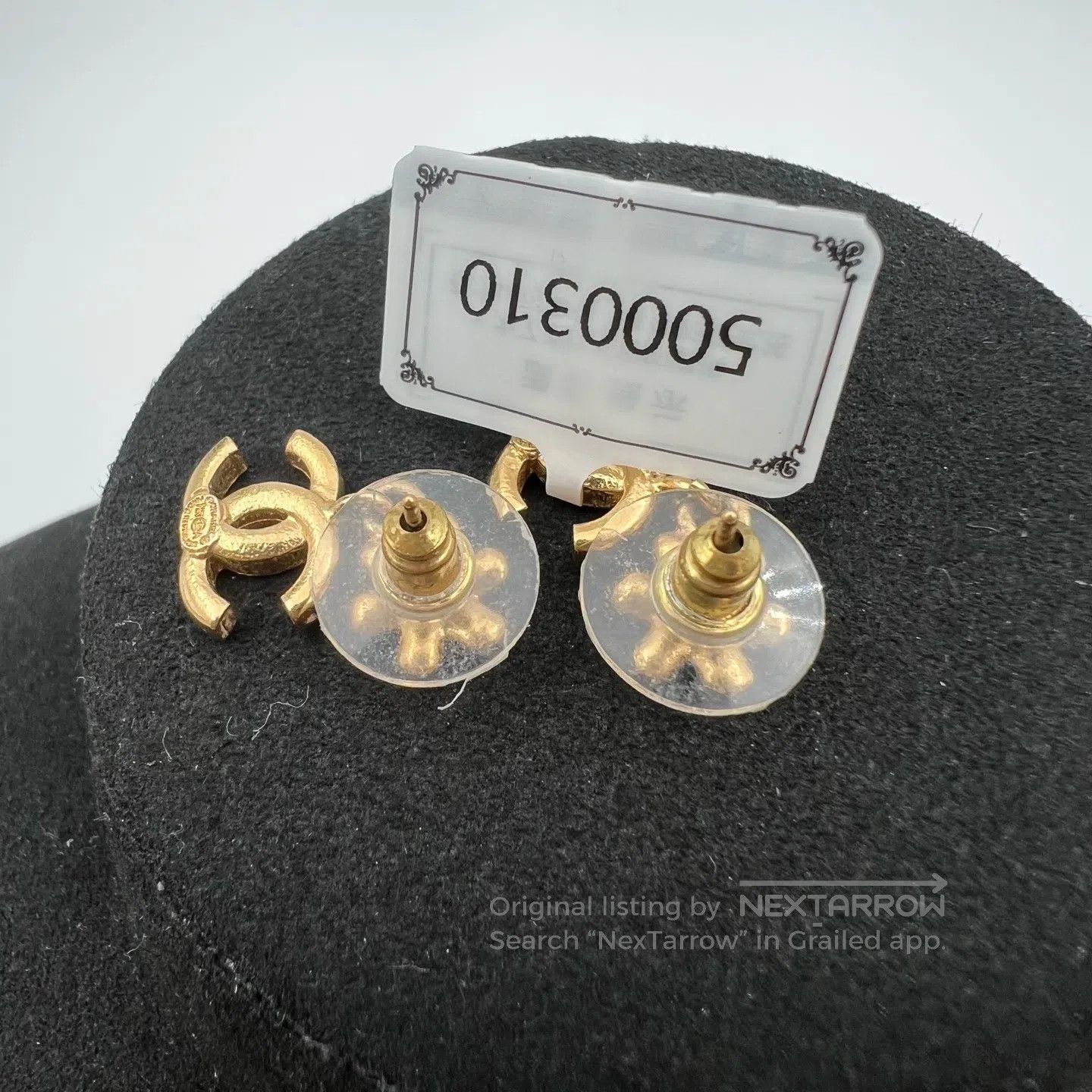 Chanel Chanel Double C-band diamond earrings Size ONE SIZE - 2 Thumbnail