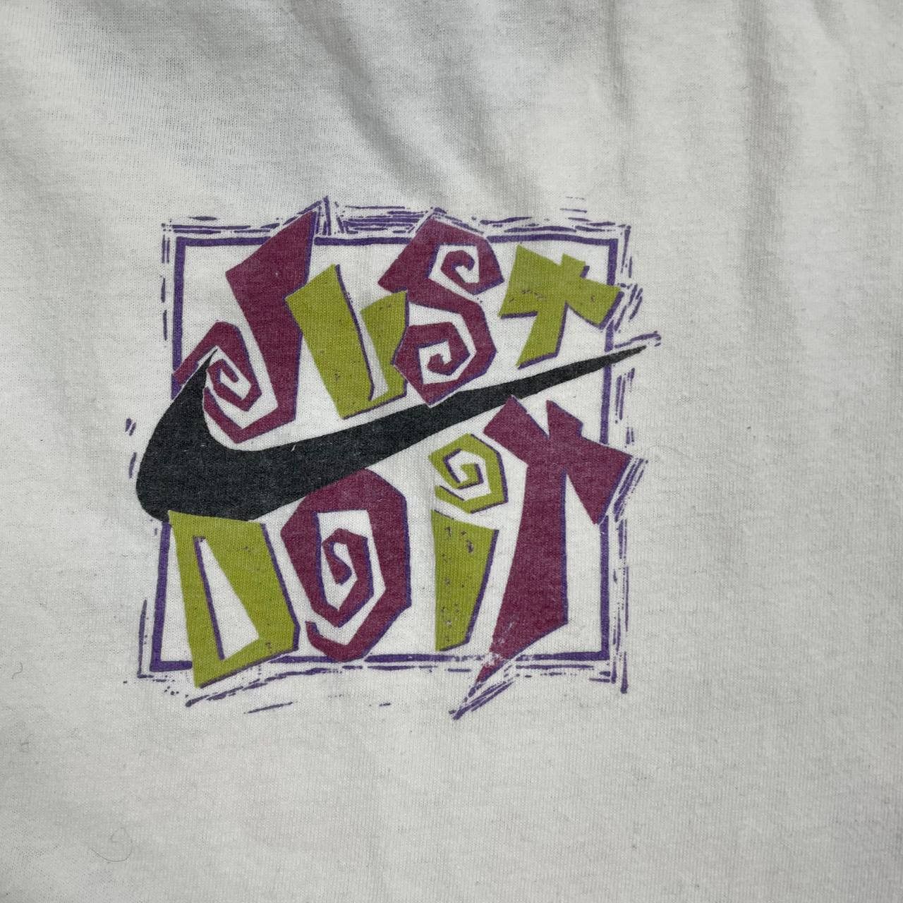 Nike Vintage 90s Nike Just Do It Graphic T Shirt Made In USA M Size US M / EU 48-50 / 2 - 16 Thumbnail