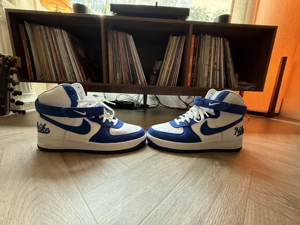 Nike Nike Air Force 1 High EMB Dodgers Size 12 Size US 12 / EU 45 - 1 Thumbnail