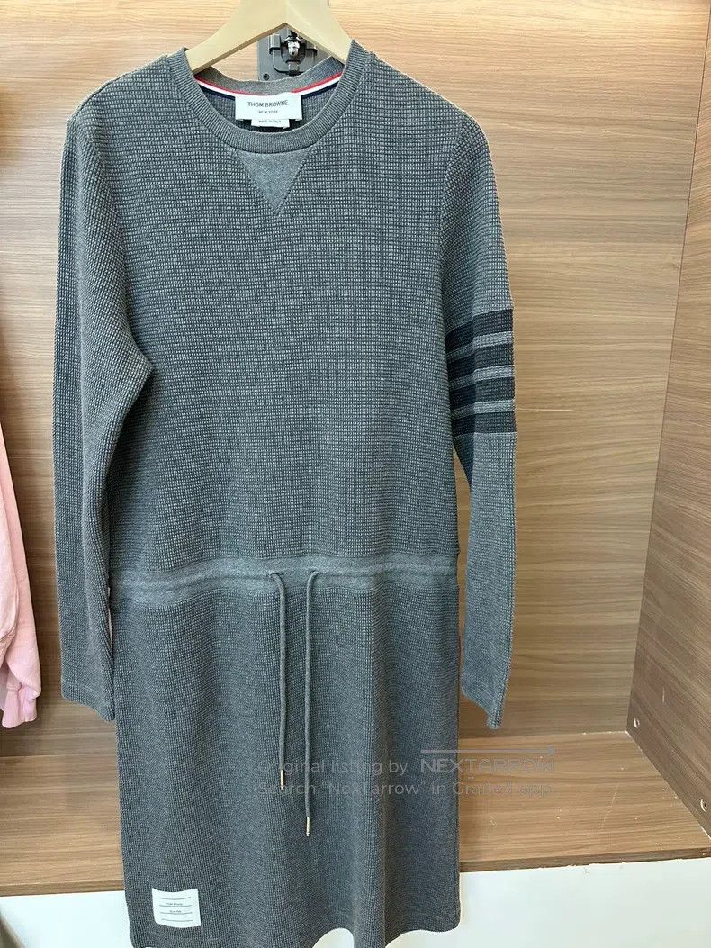 Thom Browne Thom Browne Gray knitted dress Size XS / US 0-2 / IT 36-38 - 1 Thumbnail