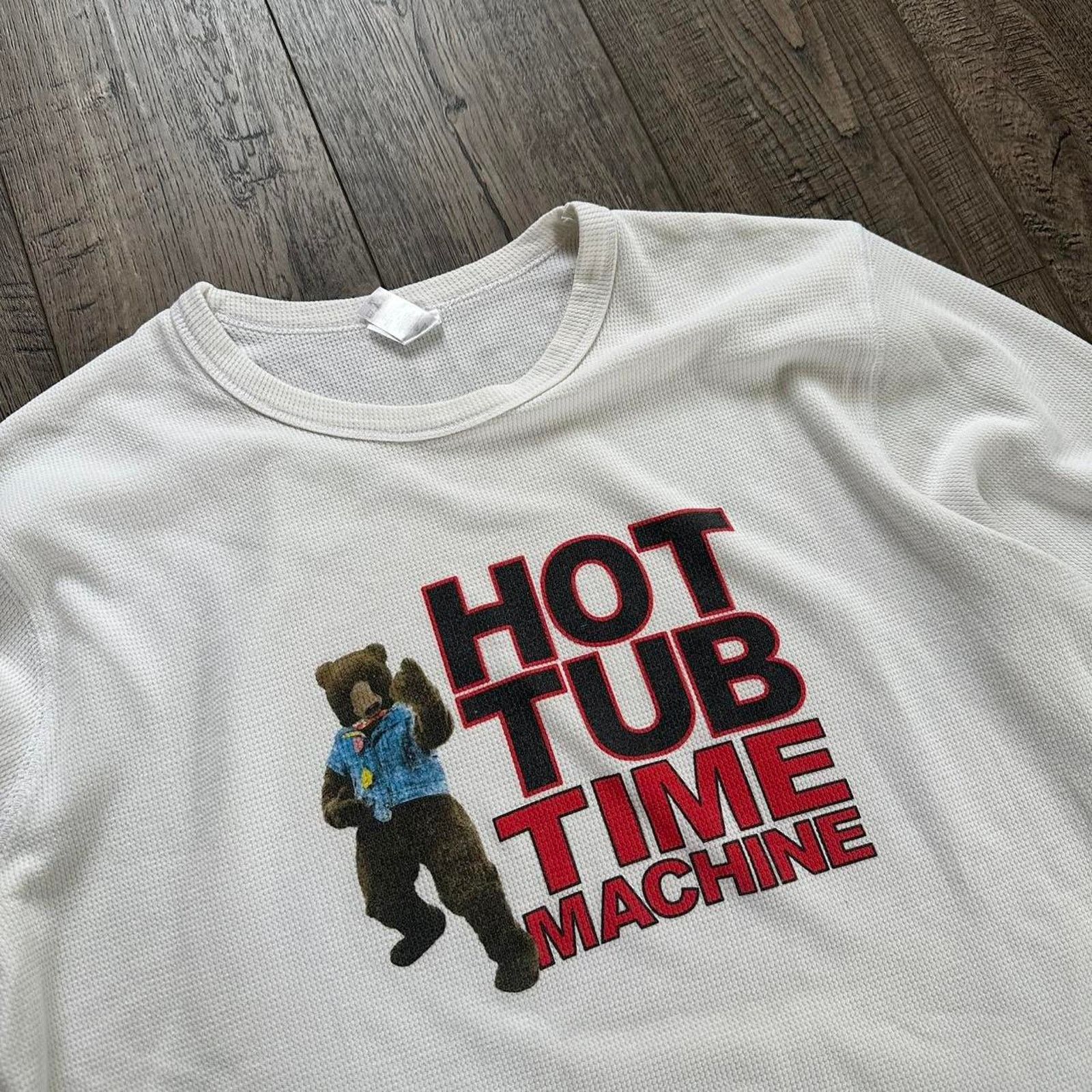Vintage Vintage Hot Tub Time Machine Movie Promo Thermal Longsleeve Size US XL / EU 56 / 4 - 2 Thumbnail