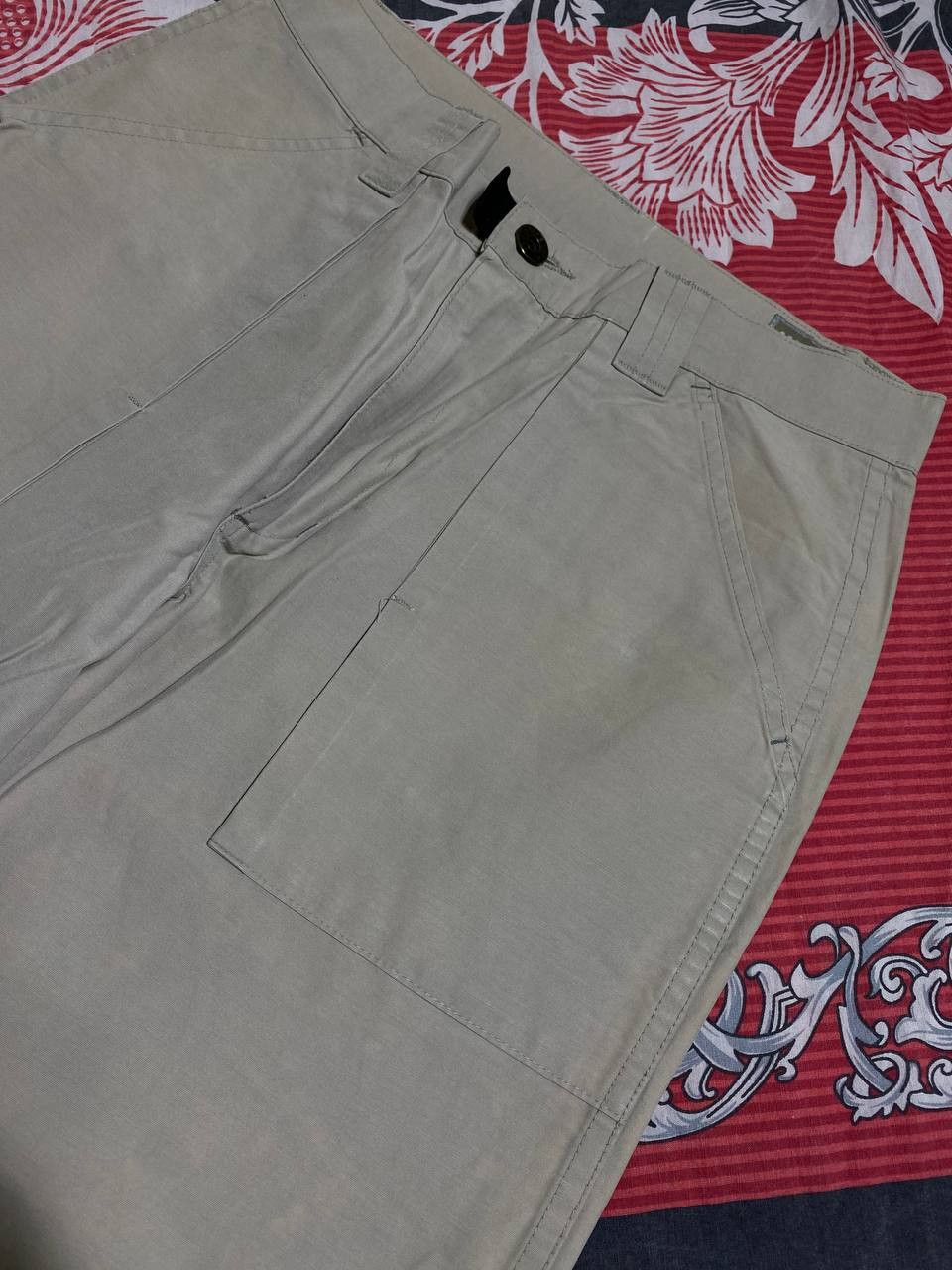 Japanese Brand Dirty Painted Distressed Thrashed Faded Baggy Jeans Y2K Size US 30 / EU 46 - 4 Thumbnail