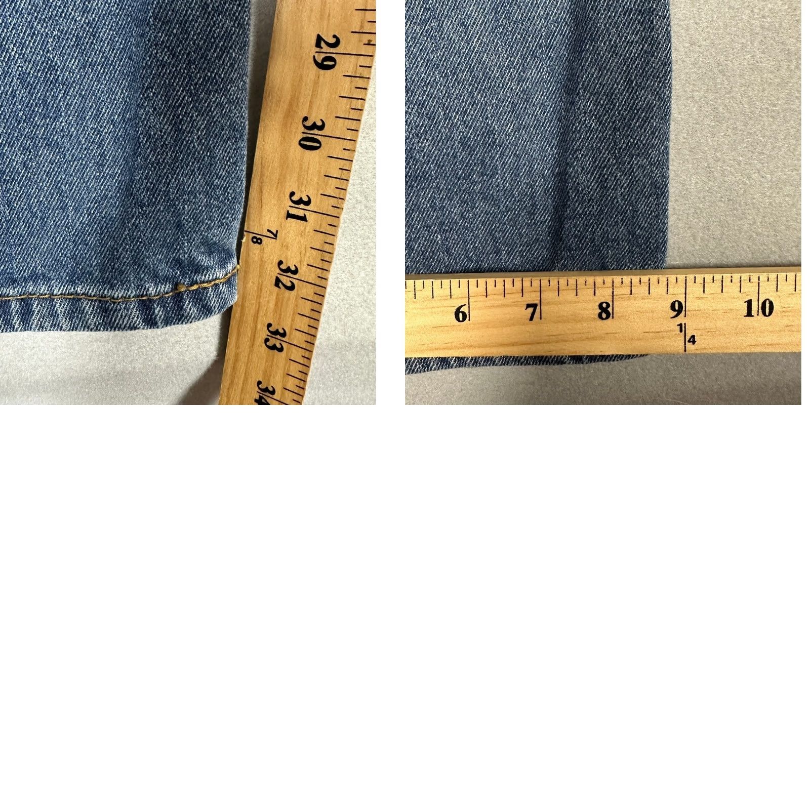 Levi's Levis 505 Jeans Mens 38X32 Blue Straight Fit 5 Pocket Red Tab Casual Denim Pants Size US 38 / EU 54 - 8 Thumbnail