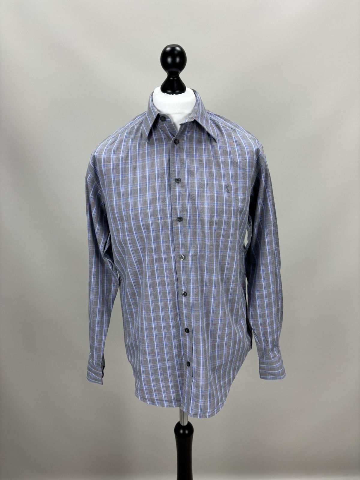 Yves Saint Laurent Mens shirt Yves Saint Laurent Size M Color Blue Size US M / EU 48-50 / 2 - 1 Thumbnail