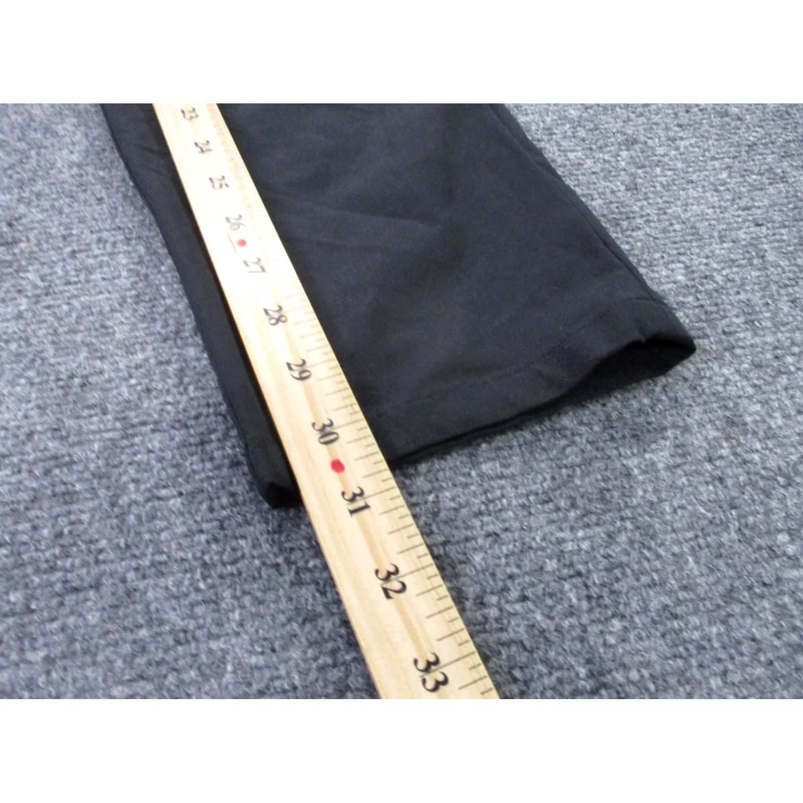 Lululemon Lululemon Pant Mens 34 Chino Slim Warpstreme Business Travel LM5552s Black Canvas Cotton Spandex Flat Front Straight Inseam 30 in Size US 36 / EU 52 - 4 Thumbnail