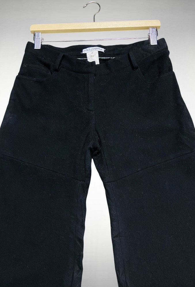 Dolce & Gabbana Archival Dolce & Gabbana Flare Slit Pant - Wool & Cashmere Size 31" - 8 Thumbnail