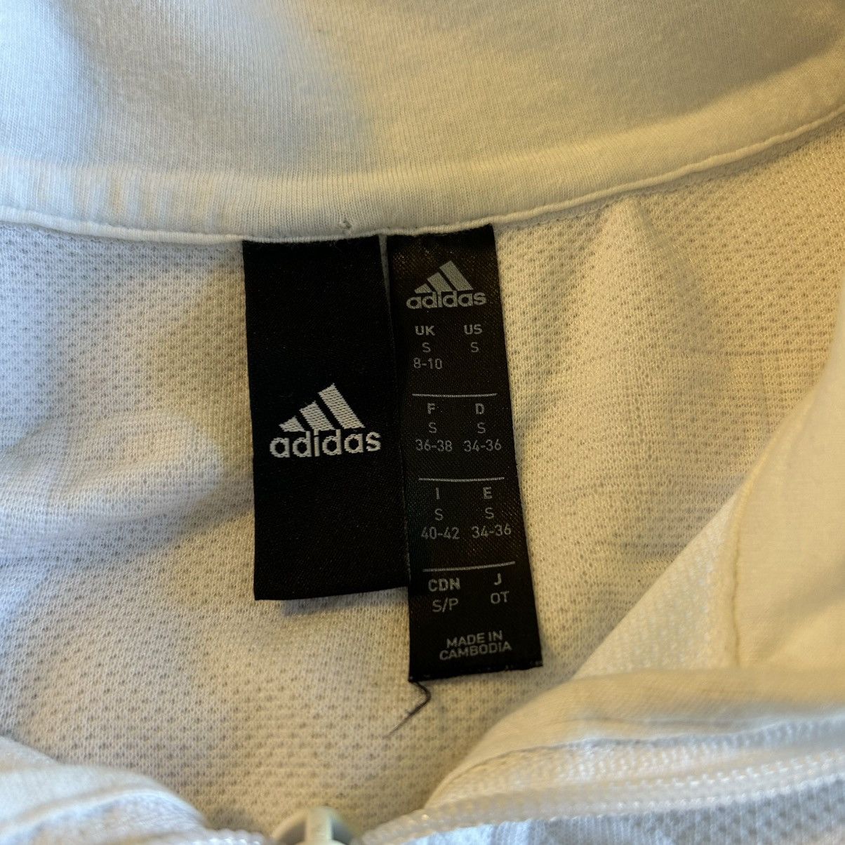 Adidas Adidas areoready jacquard oversized cropped pullover S Size S / US 4 / IT 40 - 8 Thumbnail