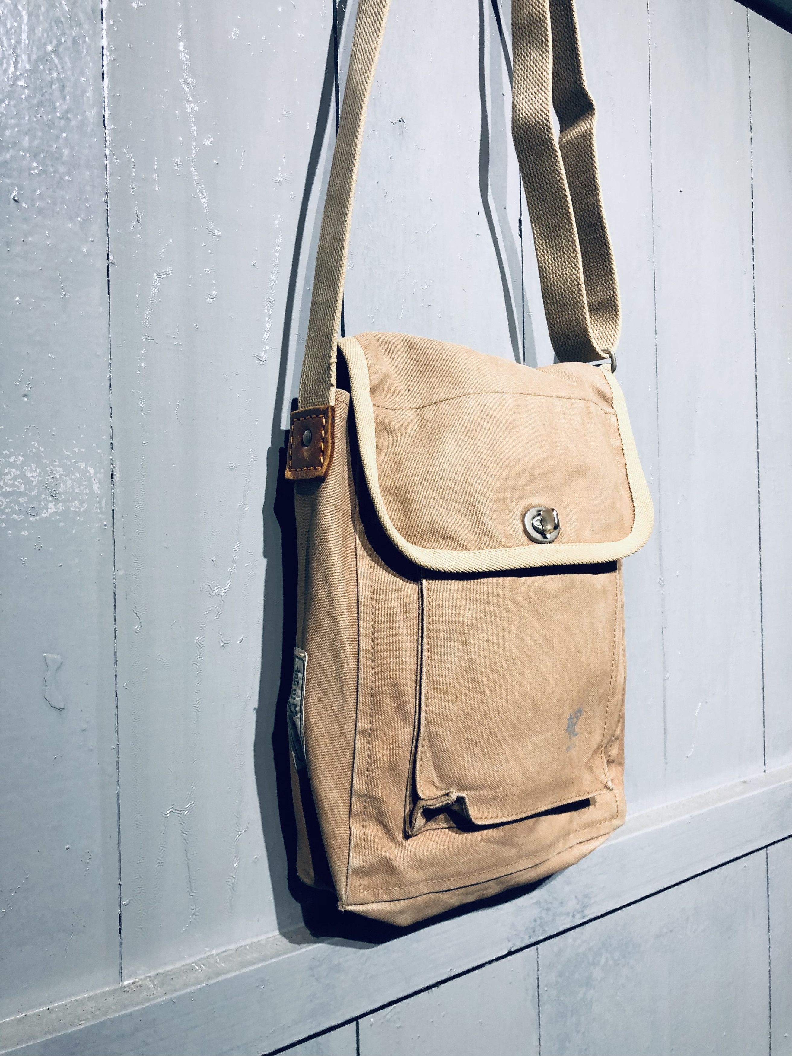Canvas × Ichizawa Shinzaburo Hanpu ICHIZAWASHINZABUROHANPU JAPAN CANVAS CROSSBODY BAG Size ONE SIZE - 1 Thumbnail