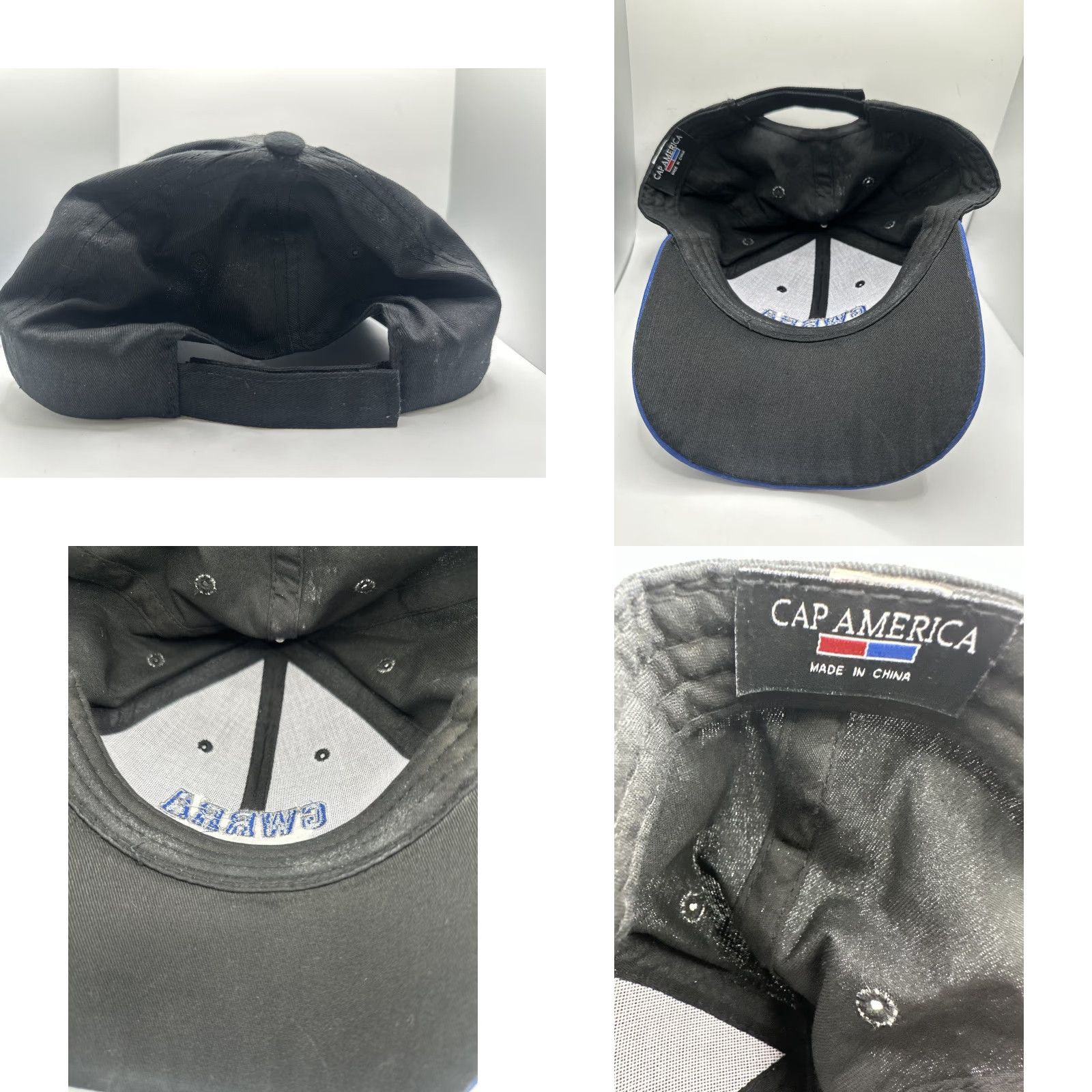 Vintage VINTAGE GWRRA Hat Wing Ding 28 Black Otto Canvas Snapback Cap Strapback Men XS? Size ONE SIZE - 10 Thumbnail