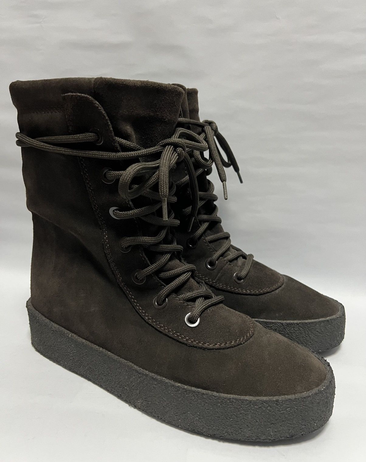 Yeezy Yeezy Season 2 - “Oil” Military Crepe Boots Size US 8 / EU 41 - 11 Thumbnail