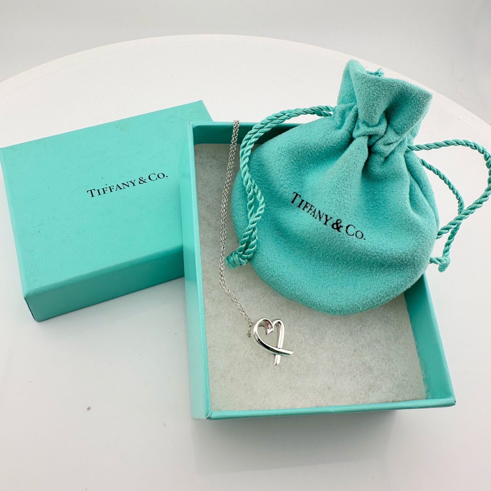 Tiffany & Co. Tiffany and Company Paloma Picasso Loving Heart Necklace wit Size ONE SIZE - 1 Thumbnail