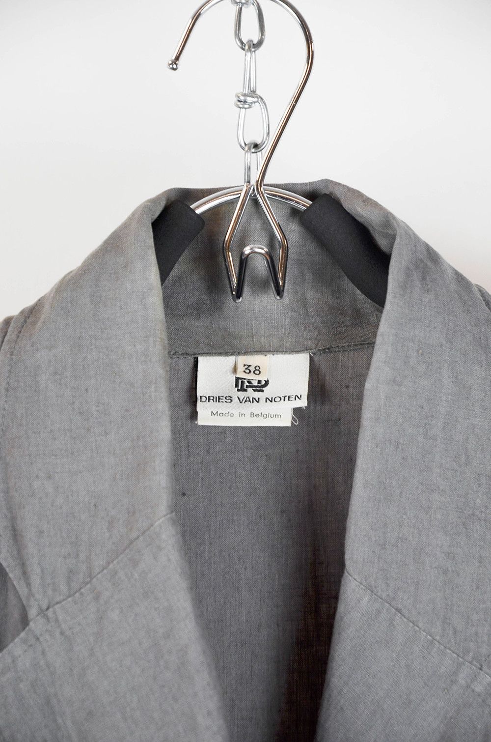 Dries Van Noten Dries Van Noten Long Linen Wrap Robe Blazer – Size 38 Size M / US 6-8 / IT 42-44 - 4 Thumbnail