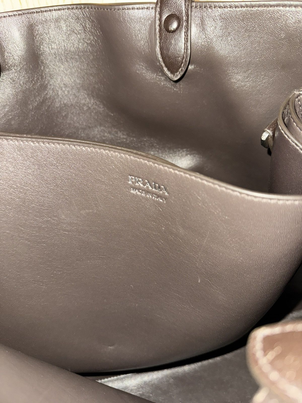 Prada Prada Men’s Buckle Nappa Leather Bag Brown Belt MSRP $8,500 Size ONE SIZE - 9 Thumbnail