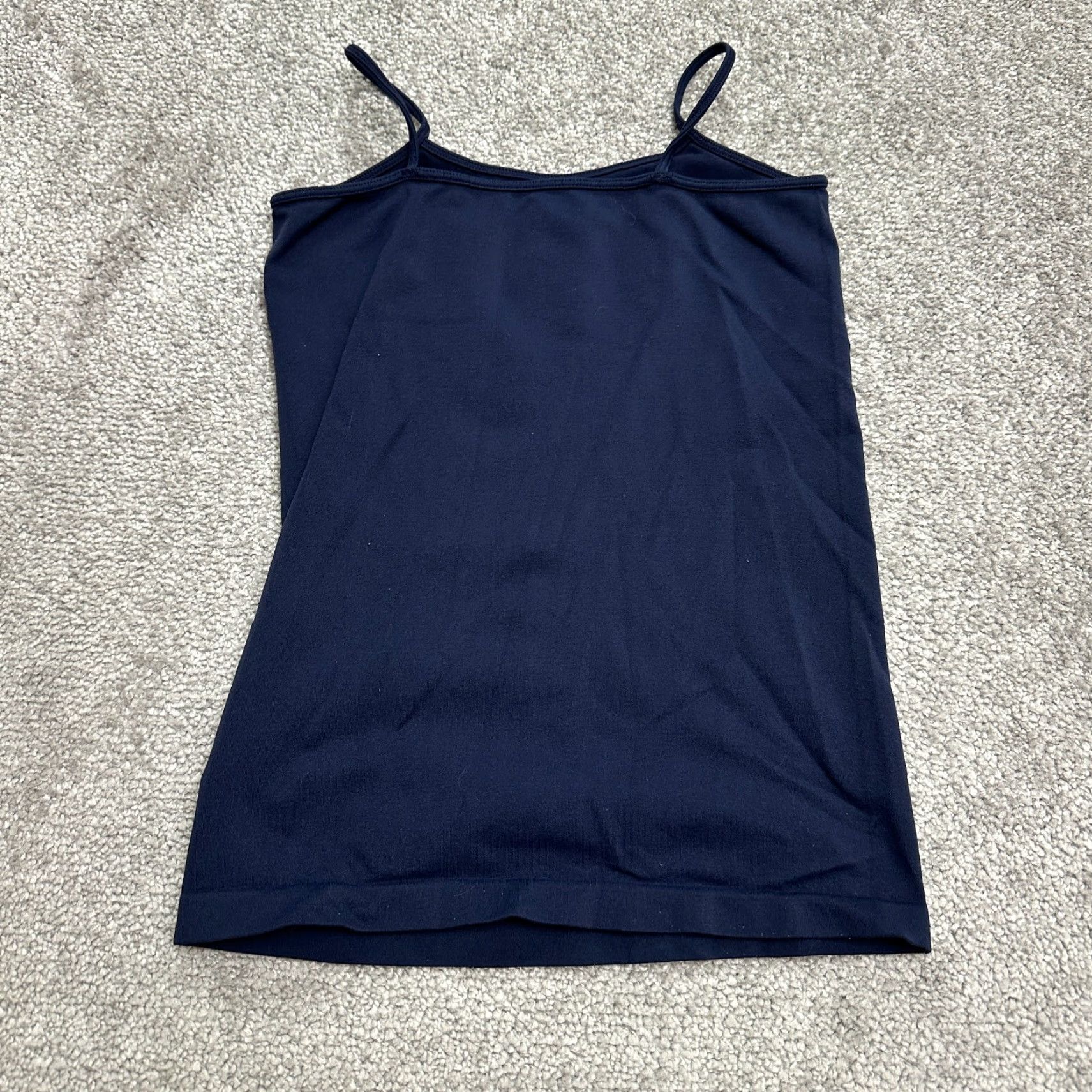 AQUA Aqua Camisole Tank Top Womens XS Blue Spaghetti Strap Stretch Knit Shirt Tank Top Casual Womens XS Blue Slim Size XS / US 0-2 / IT 36-38 - 2 Thumbnail