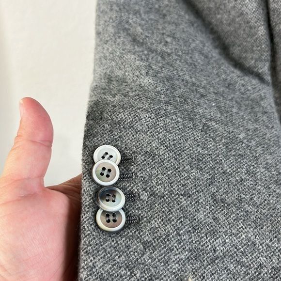 Corneliani Corneliani Quilted Wool Cashmere Blazer Size 40R - 3 Thumbnail