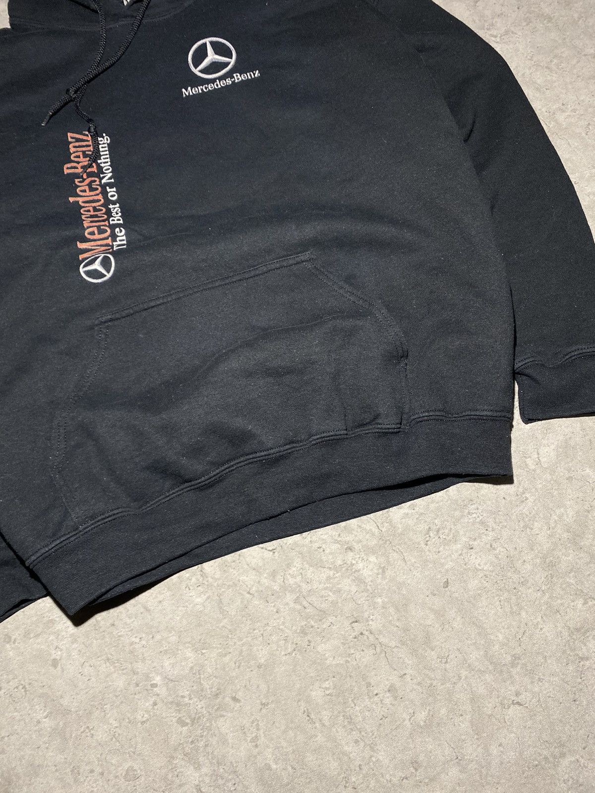 Mercedes-Benz × Vintage Vintage Mercedes Benz racing black hoodie Size US L / EU 52-54 / 3 - 4 Thumbnail