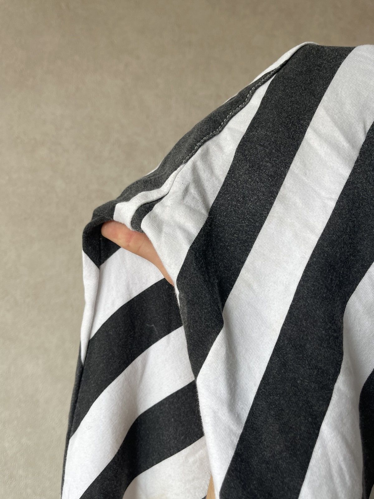 Japanese Brand VTG Striped Baggy Harem Pants Grunge Punk Issey Miyake Style Size US 29 - 19 Thumbnail