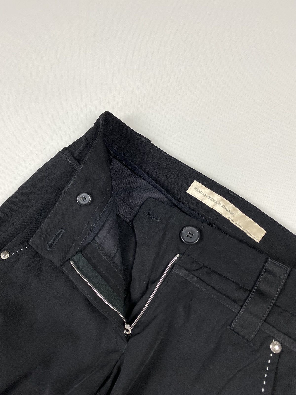 Marithe + Francois Girbaud Marithe Francois Girbaud avant-garde cropped pants trousers Size 26" / US 2 / IT 38 - 13 Thumbnail